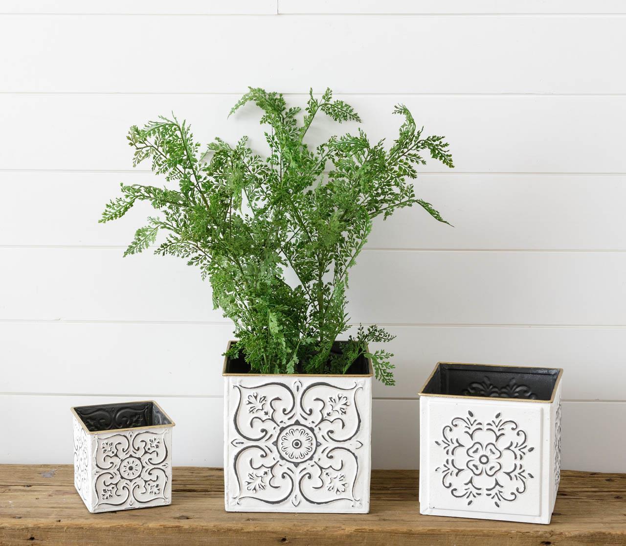 Medallion Tile Containers
