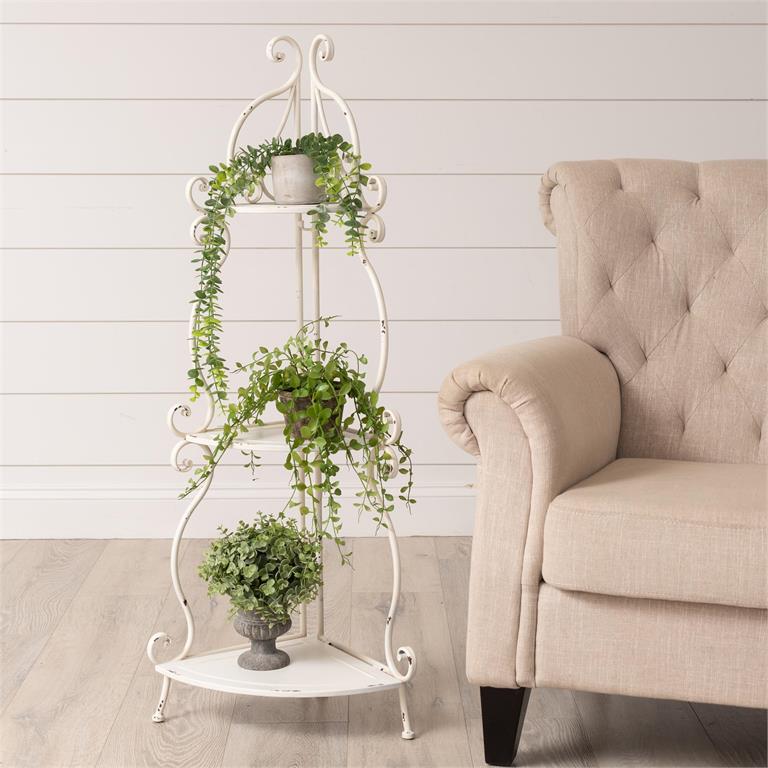 Ornate Corner Plant Stand