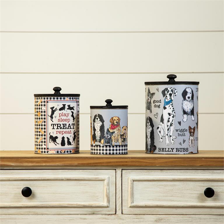 Nesting Tins - Asst Dog Breeds