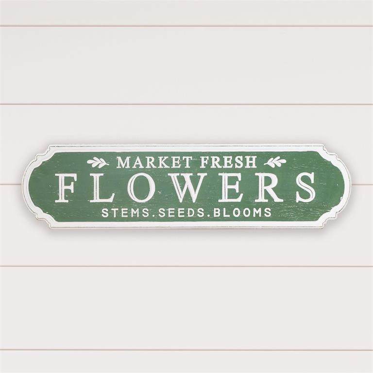 Sign - Market Fresh Flowers