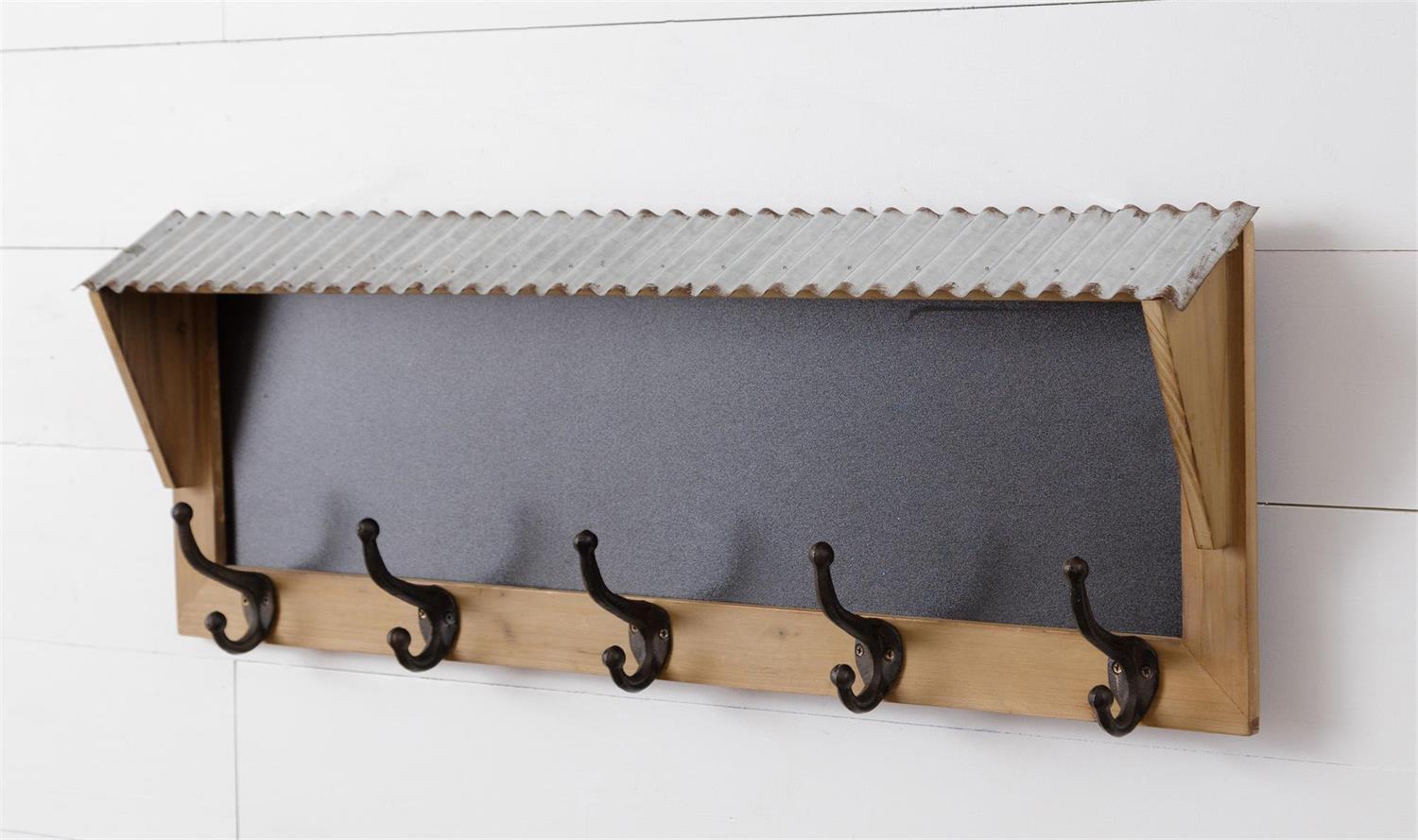Wall Hanging - Chalkboard With Hooks