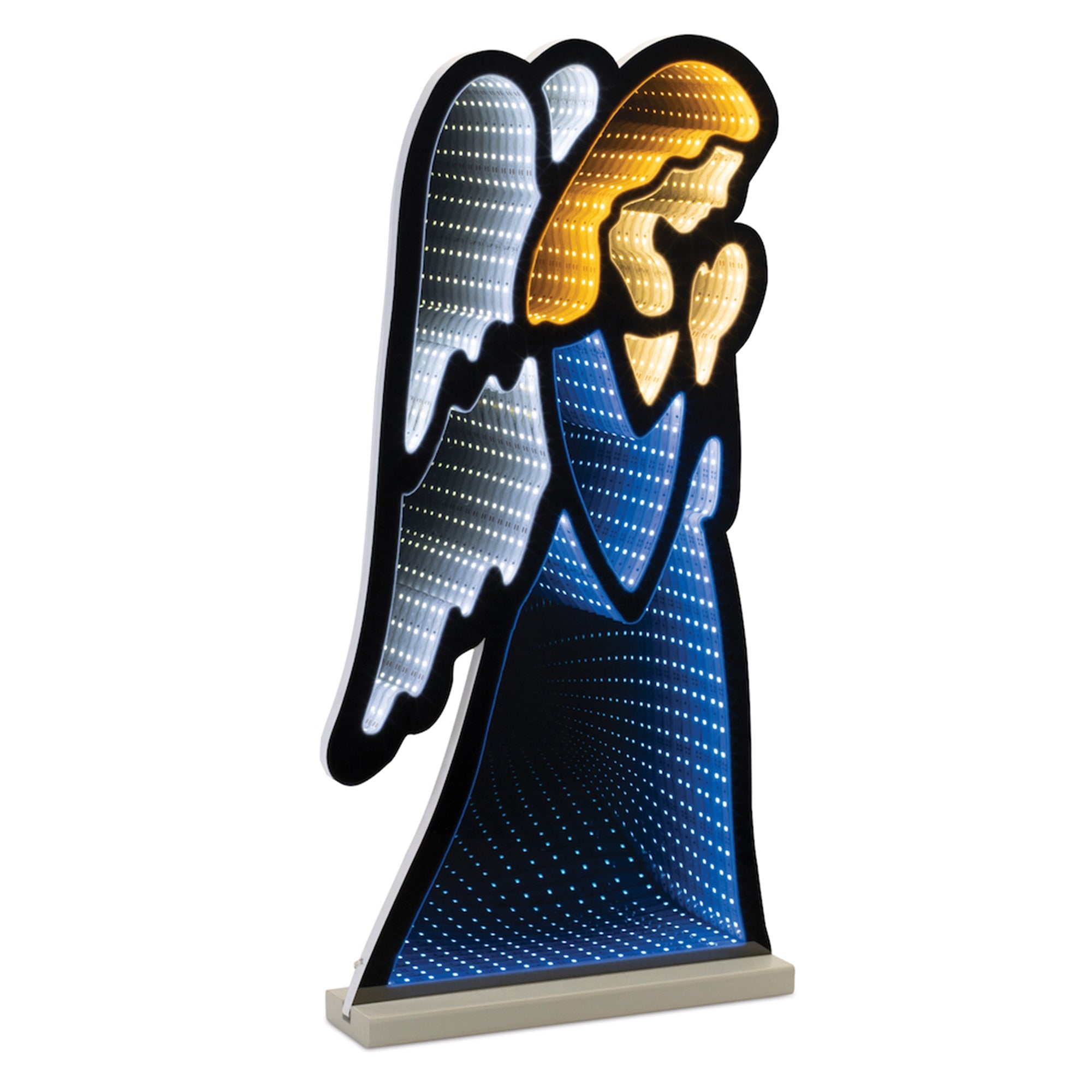 Angel Infinity Light 24.5”H Acrylic UL Plug Included