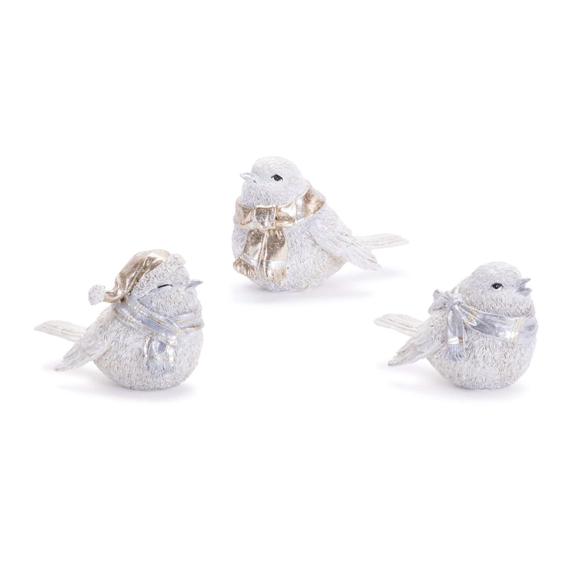 Winter Bird (3 Asst) 3”H Resin