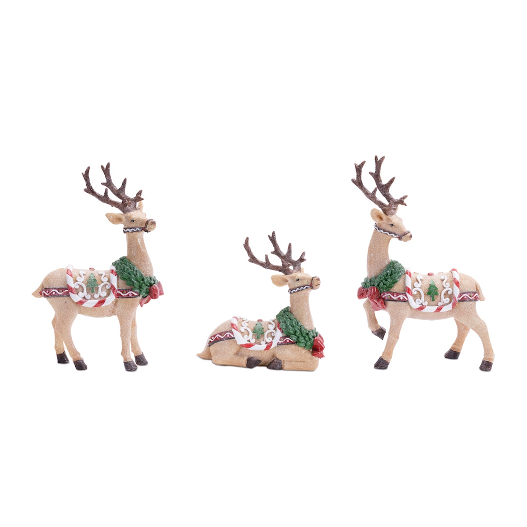 Deer (3 Asst) 6.75"H, 10.25"H, 11.75"H Resin