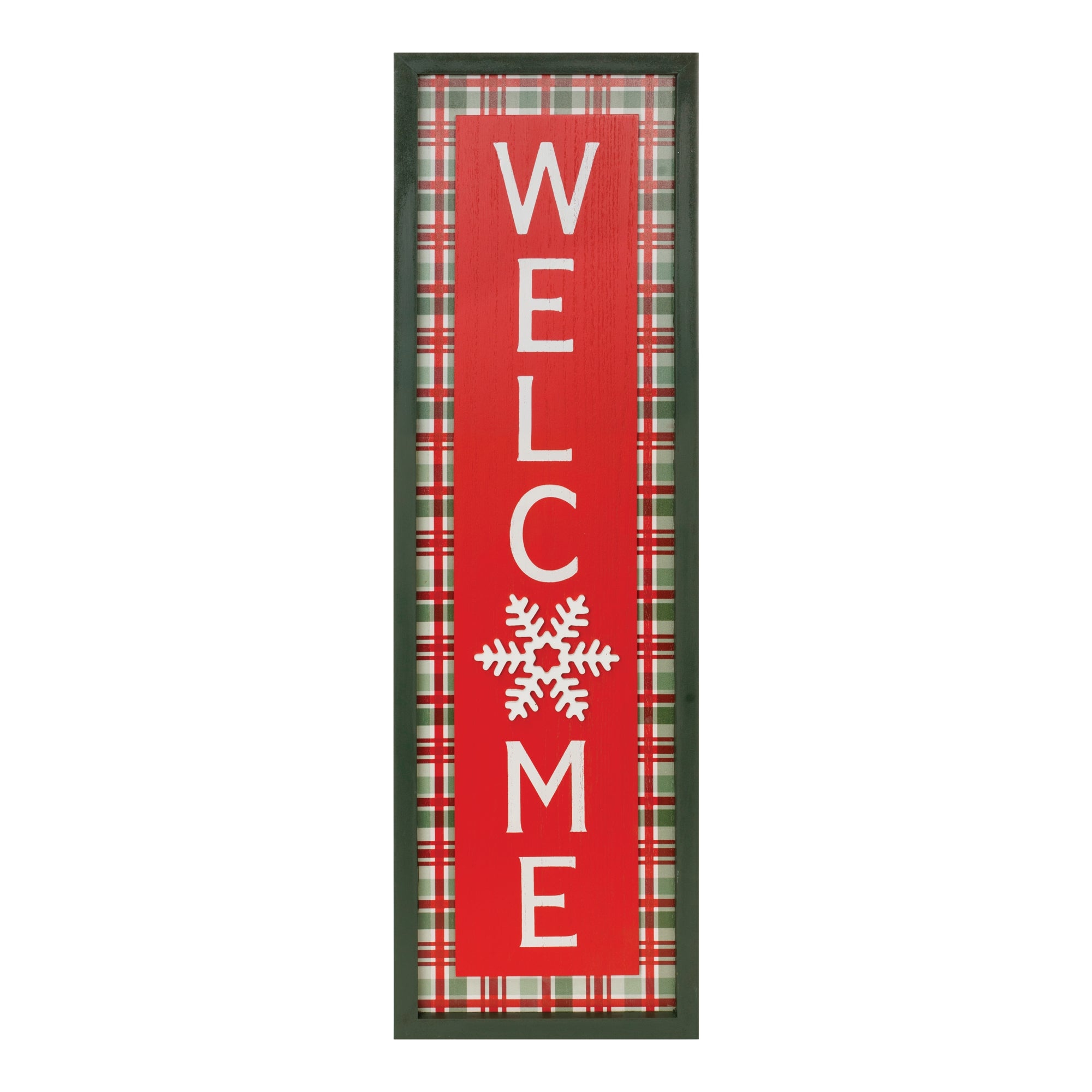 Welcome Sign 9.5"L x 31.5"H Wood