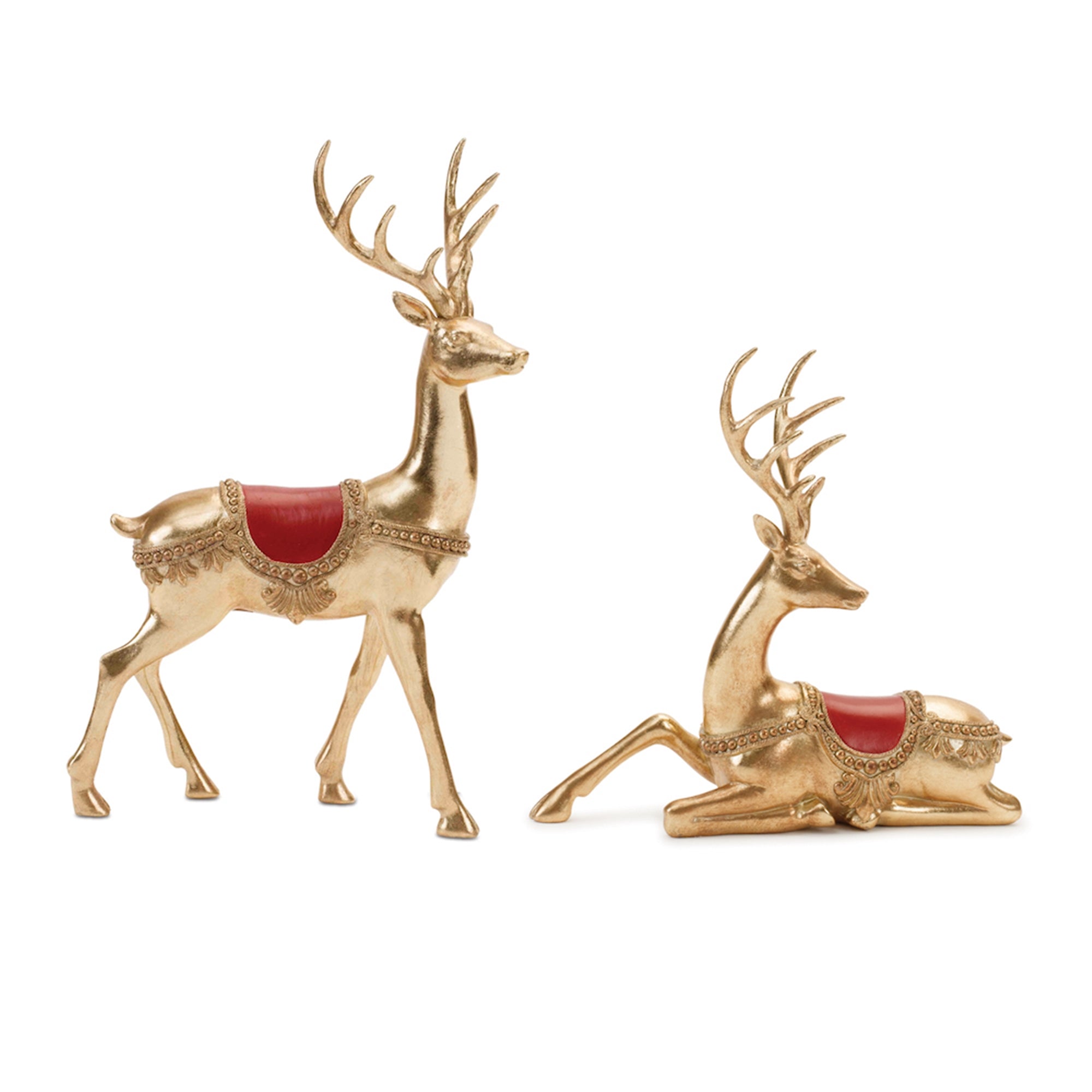 Deer (2 Asst) 10"H, 14"H Resin