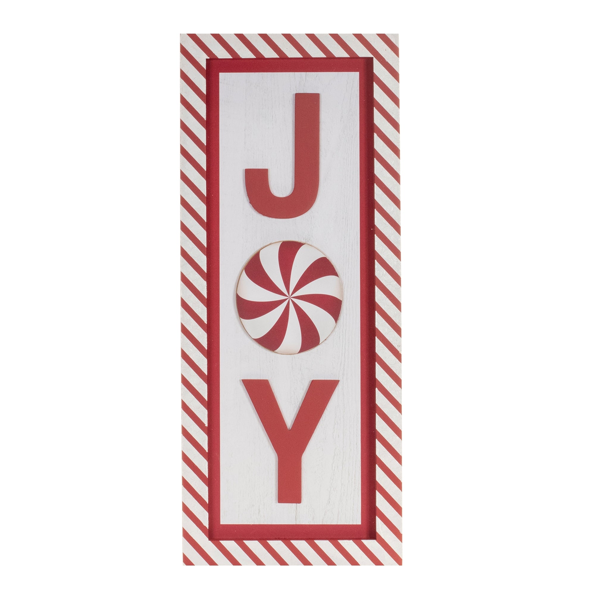 Joy Candy Sign 8.5"L x 19.5"H Wood