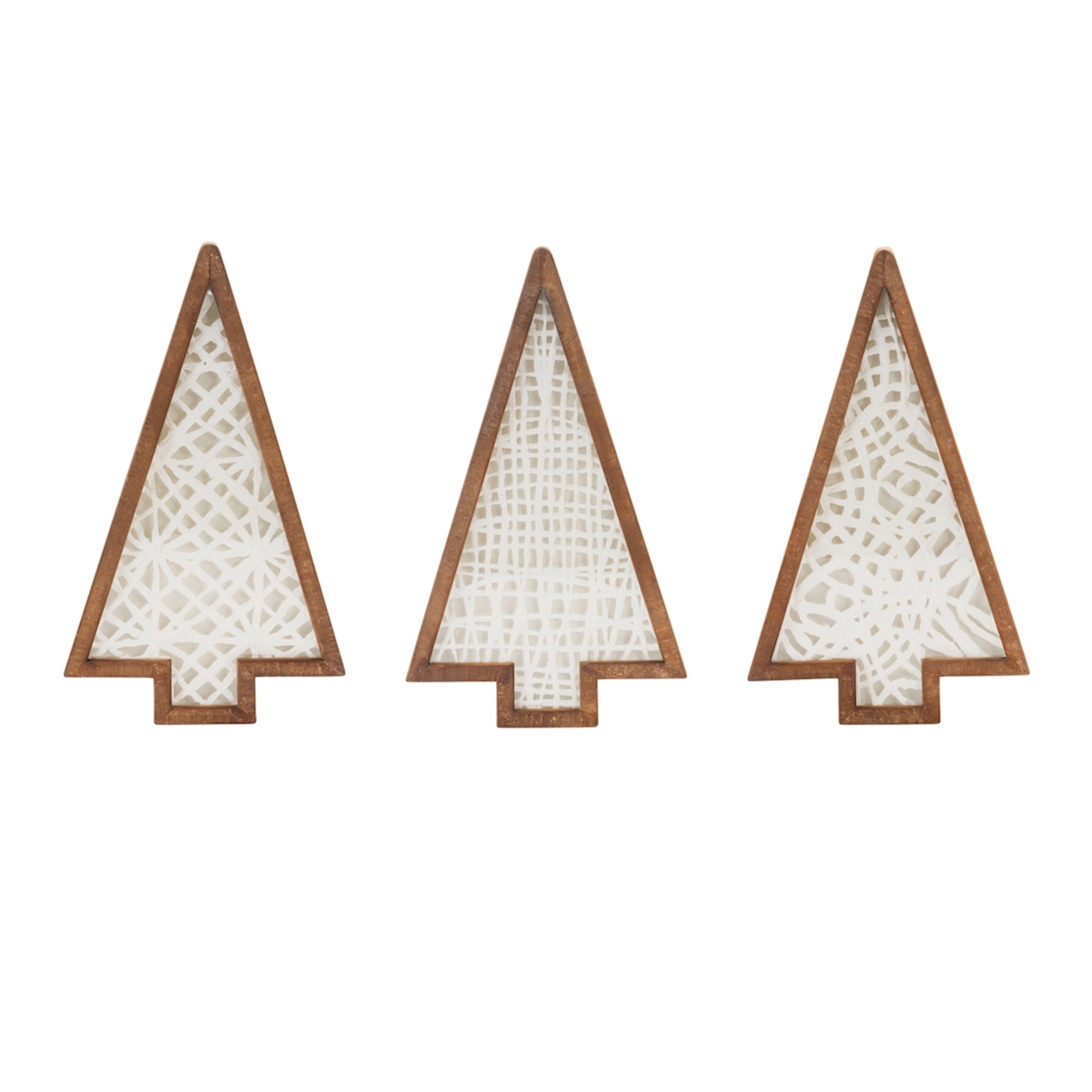 Framed Tree (3 Asst) 17”H Paper/Wood/Wood