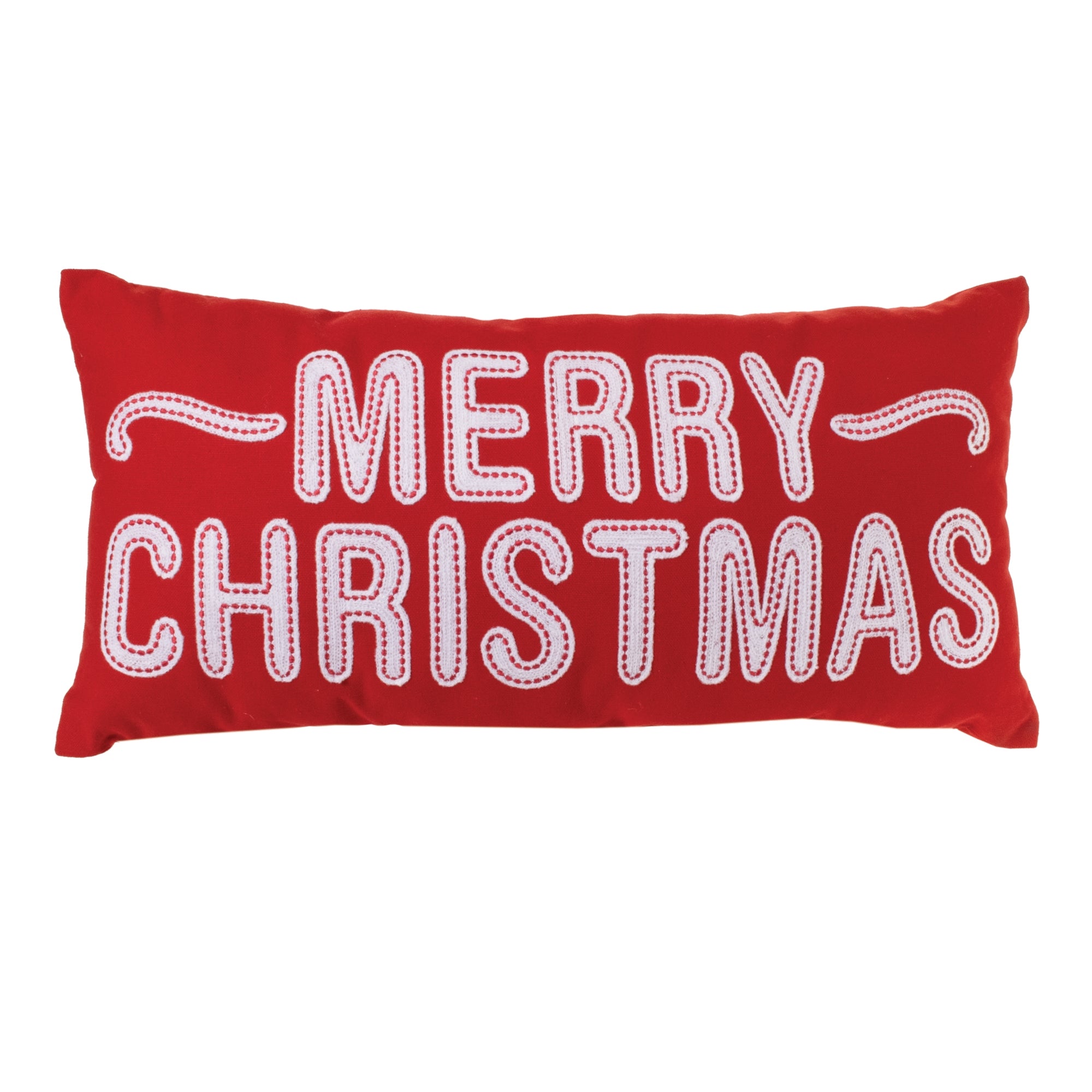 Merry Christmas Pillow 22.5"L x 9"H Polyester