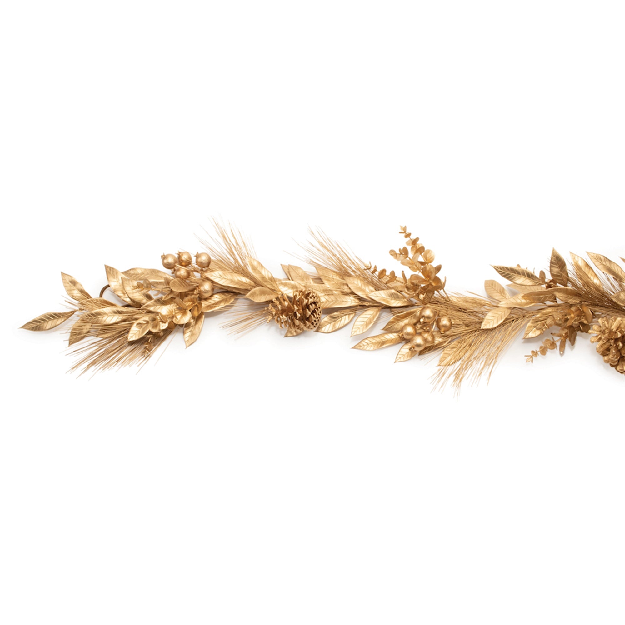 Pine/Bay Leaf and Berry Garland 5.5'L /PVC