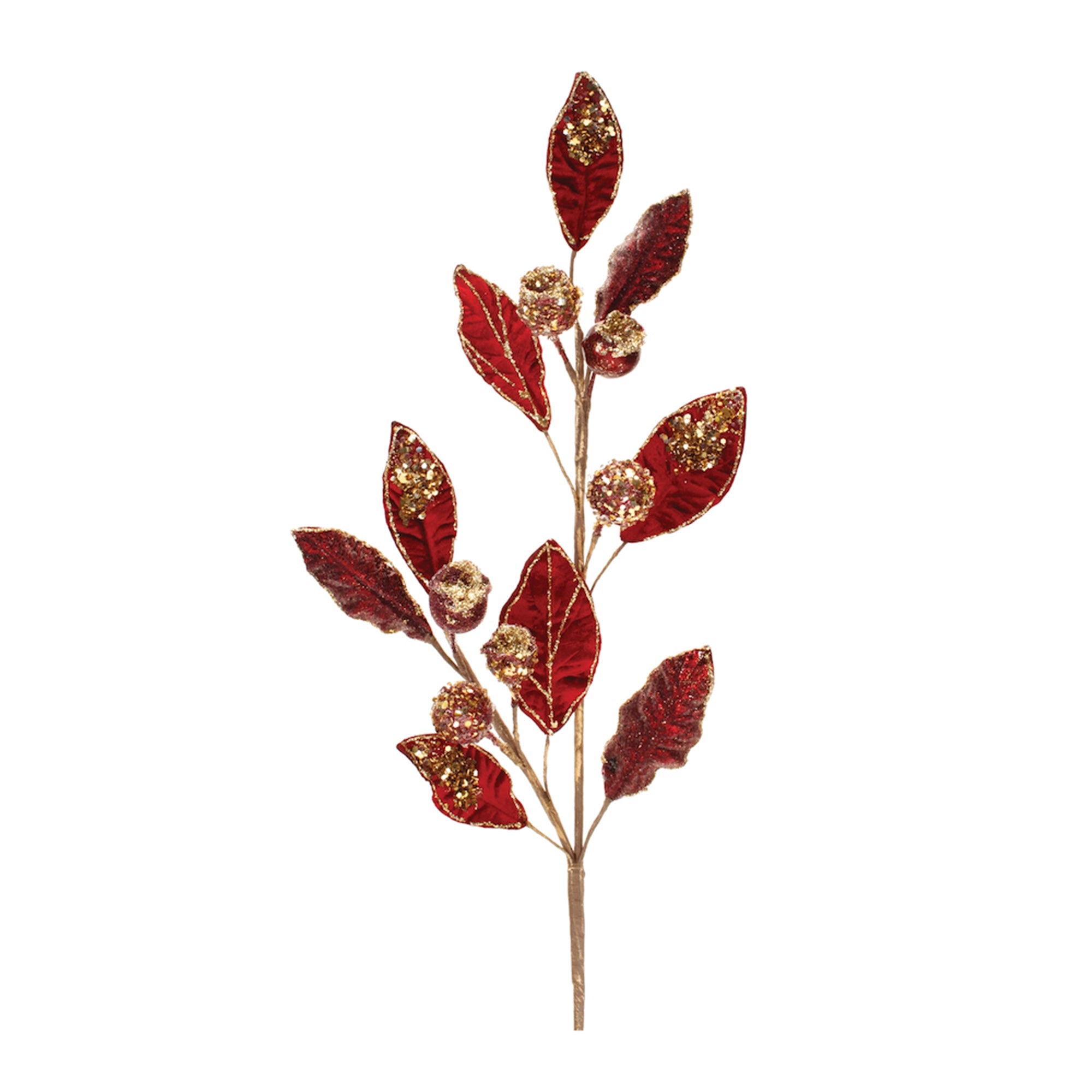 Leaf Spray 29.5”H Polyester