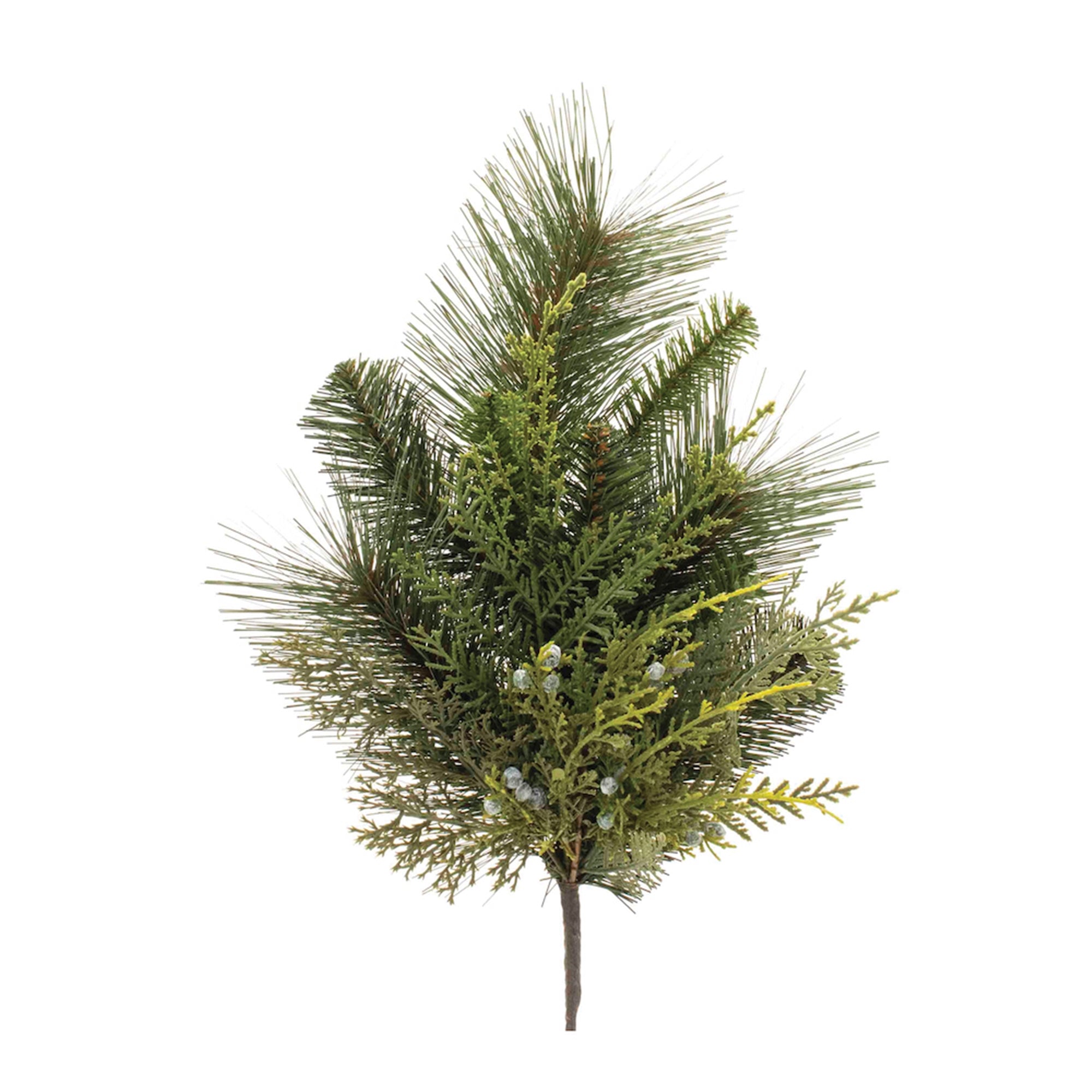 Mixed Pine Spray 19.5”H PVC