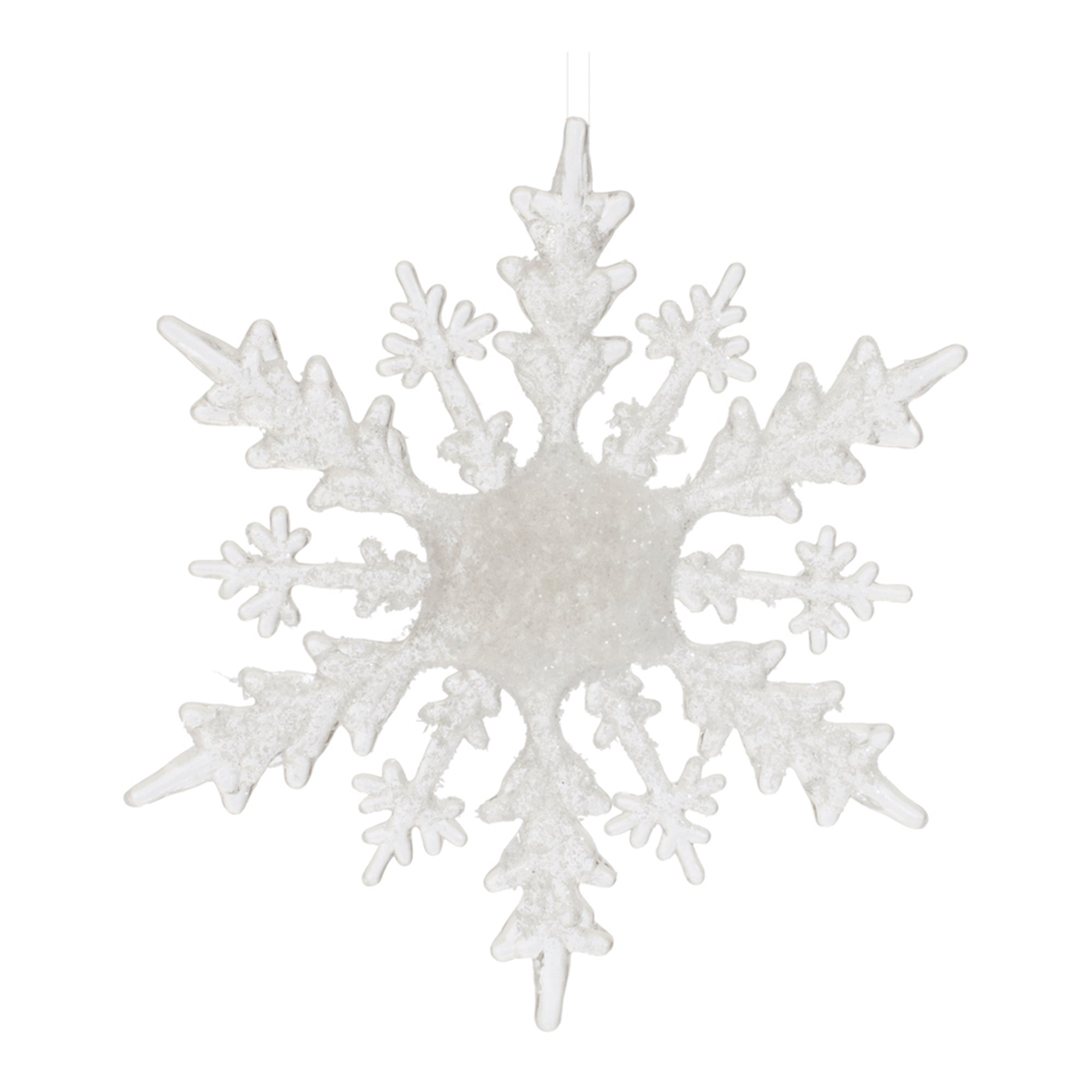 Snowflake Ornament 6”H