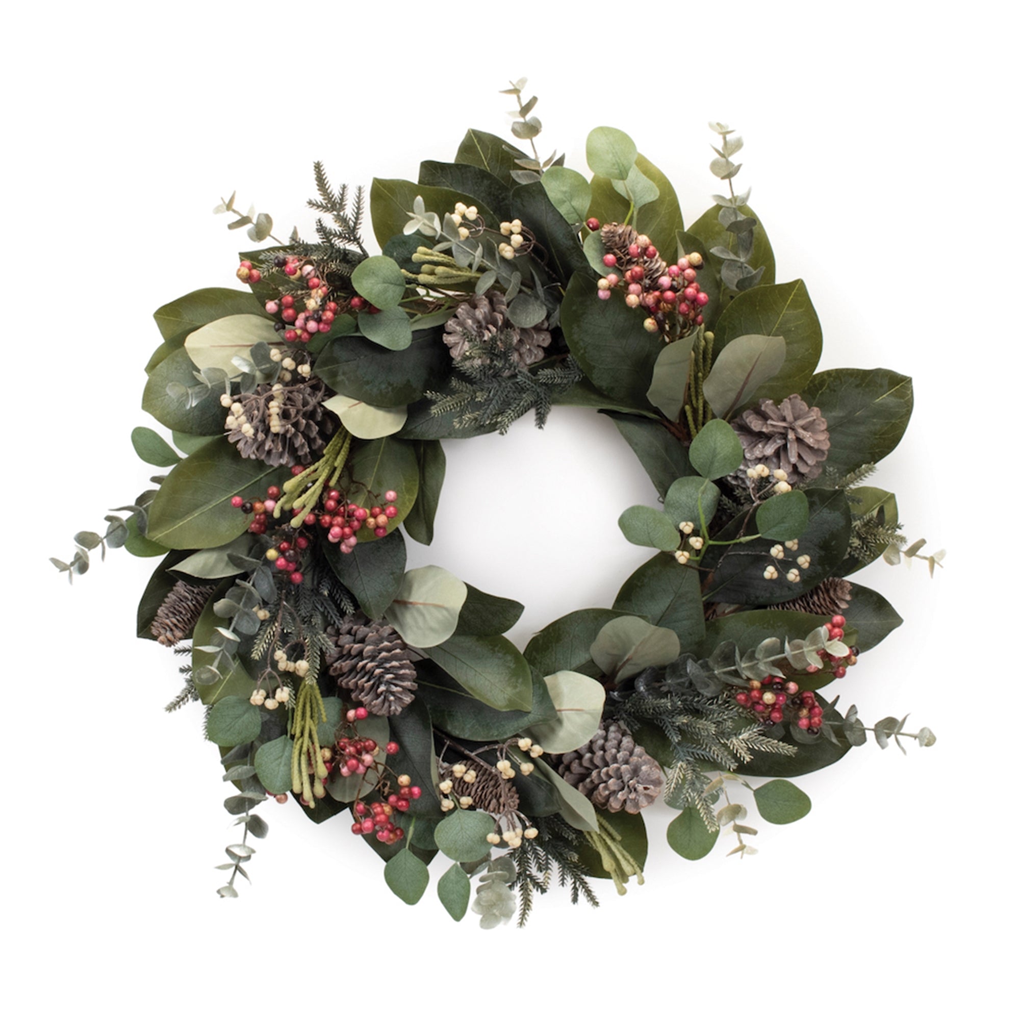 Mixed Wreath 29”D Polyester