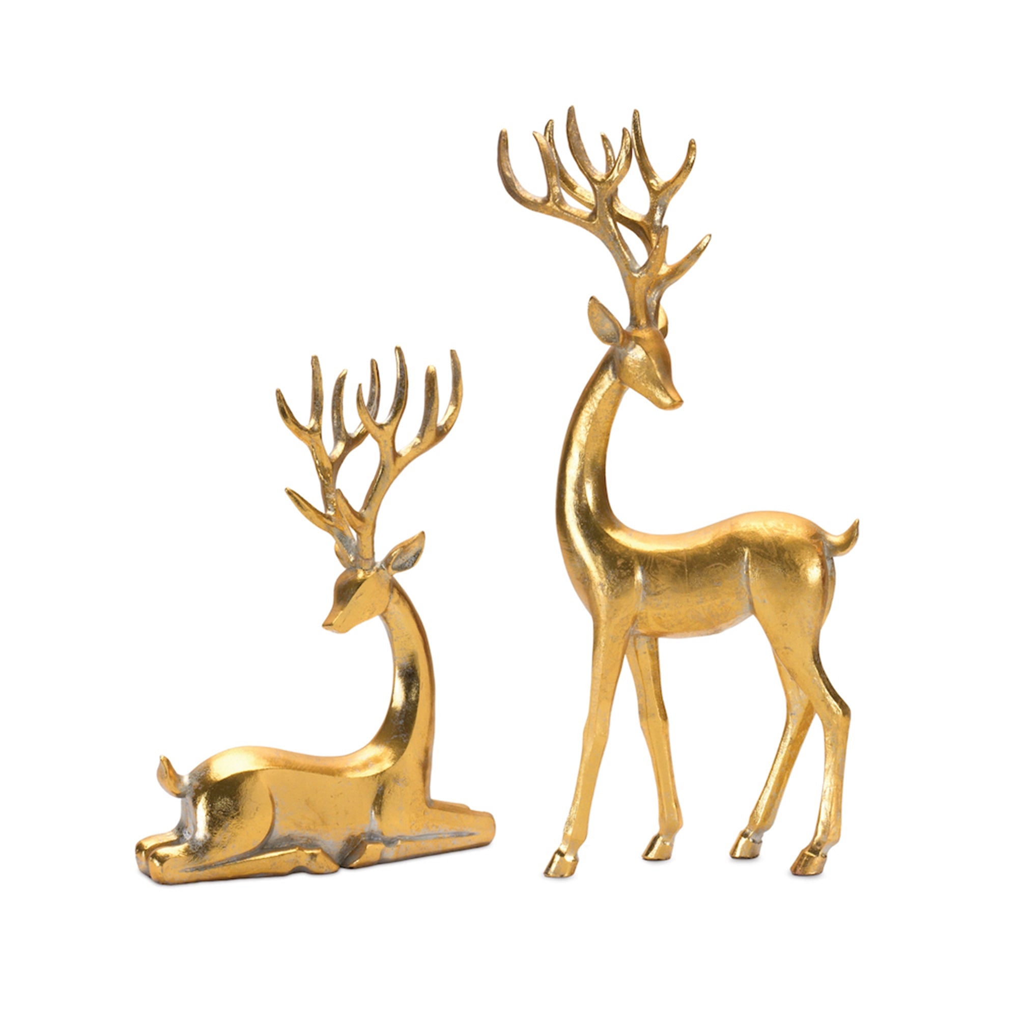 Deer (2 Asst) 10"H, 15"H Resin