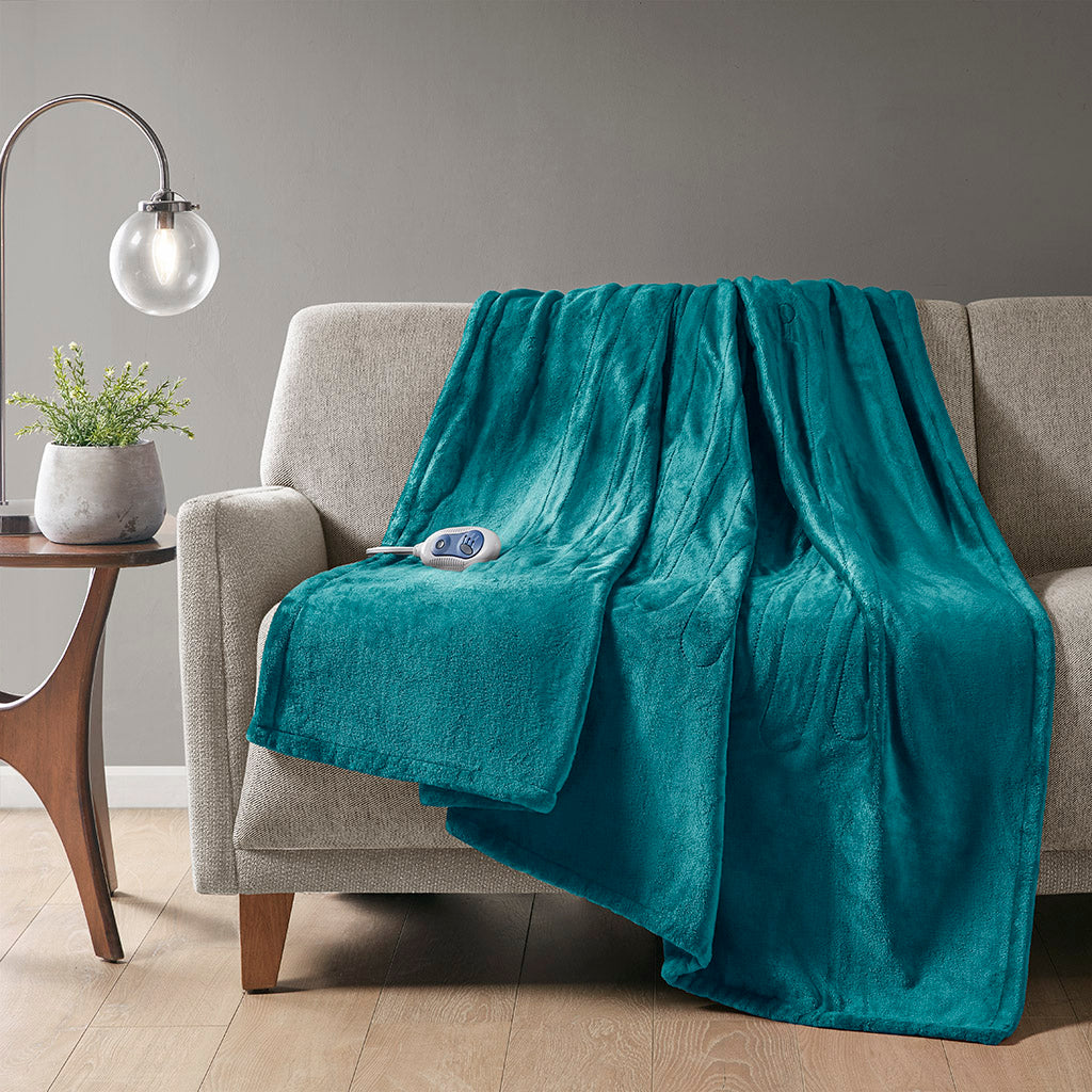 Heated Plush Throw