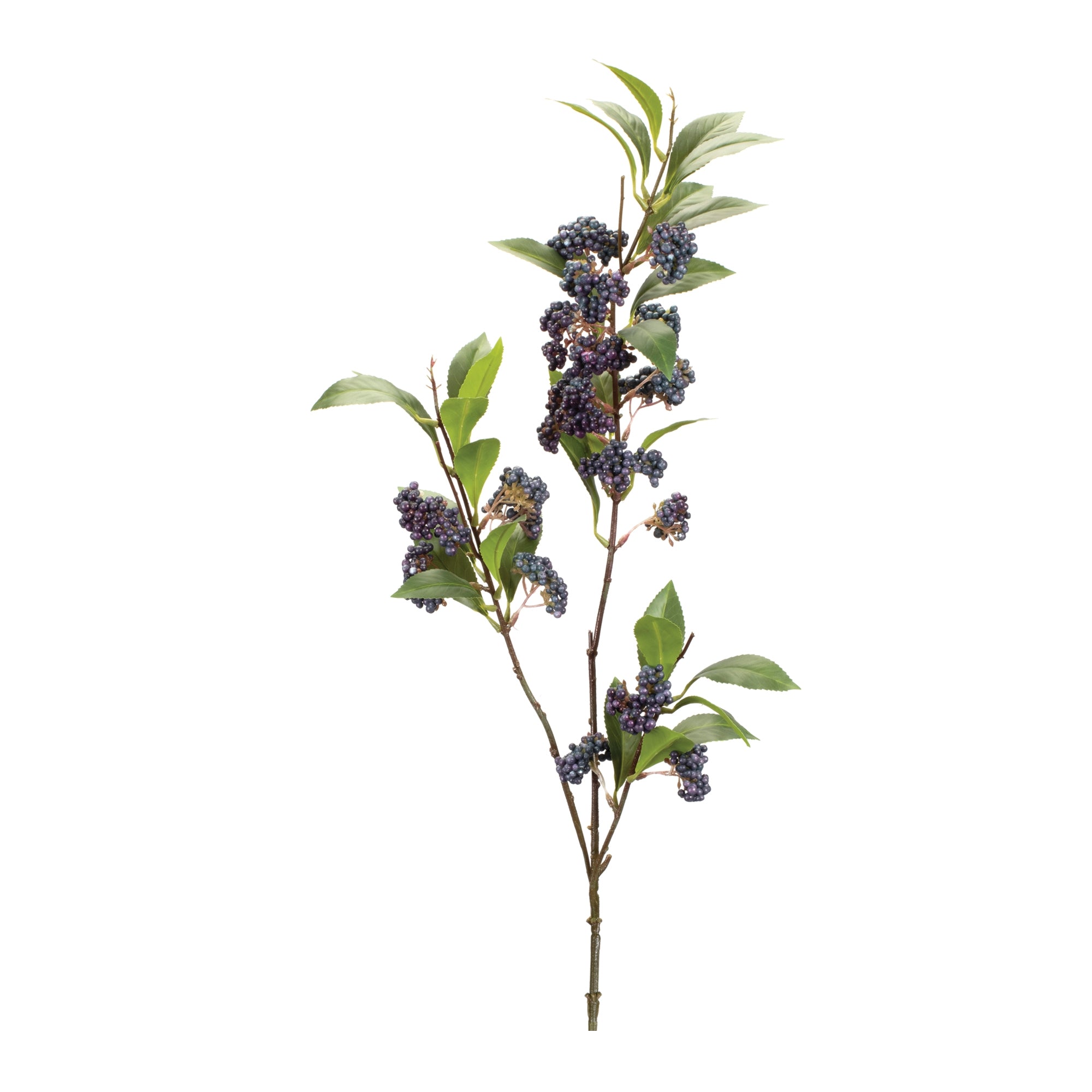 Mini Berry Branch 38”H Polyester