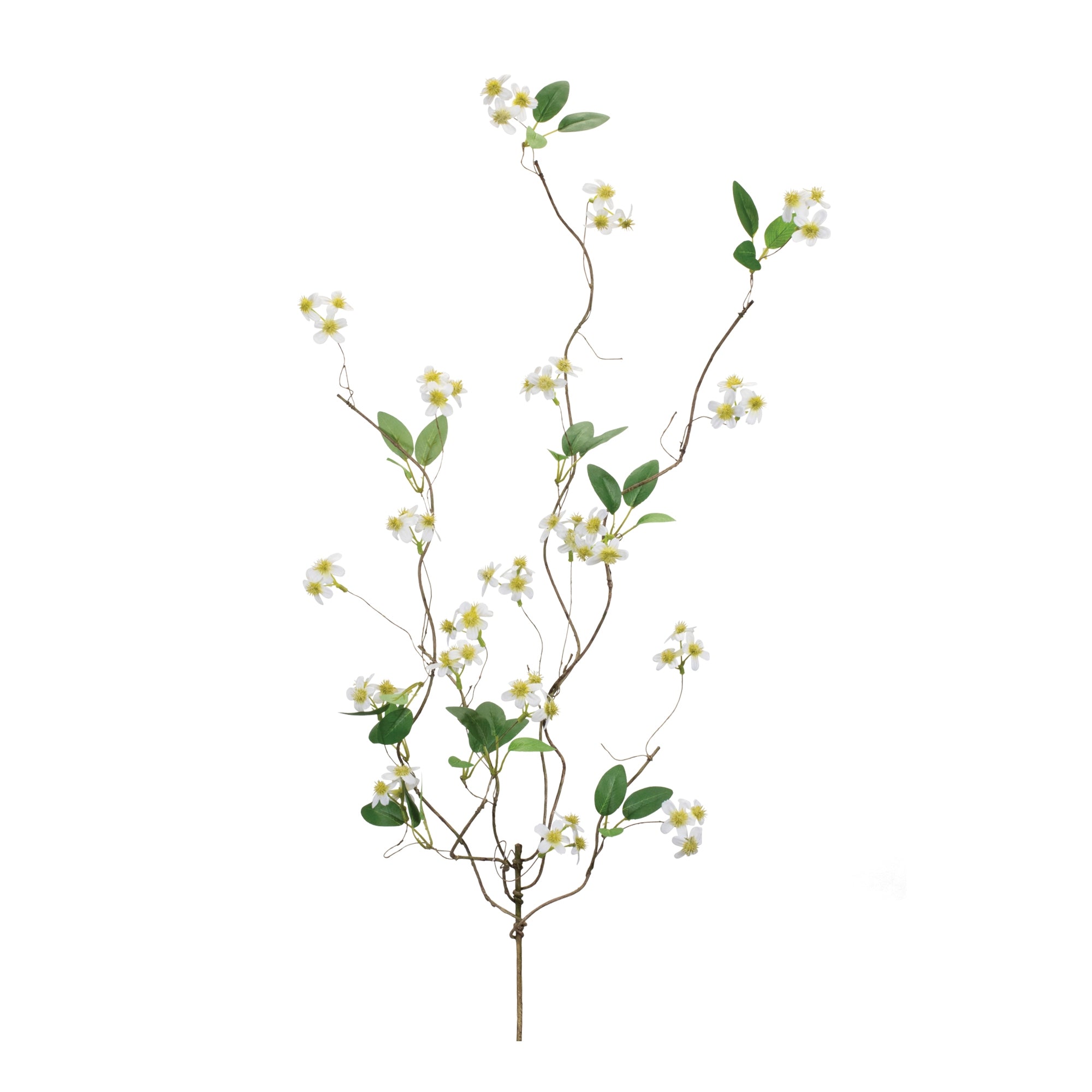 Mini Floral Branch 41.5”H Polyester/