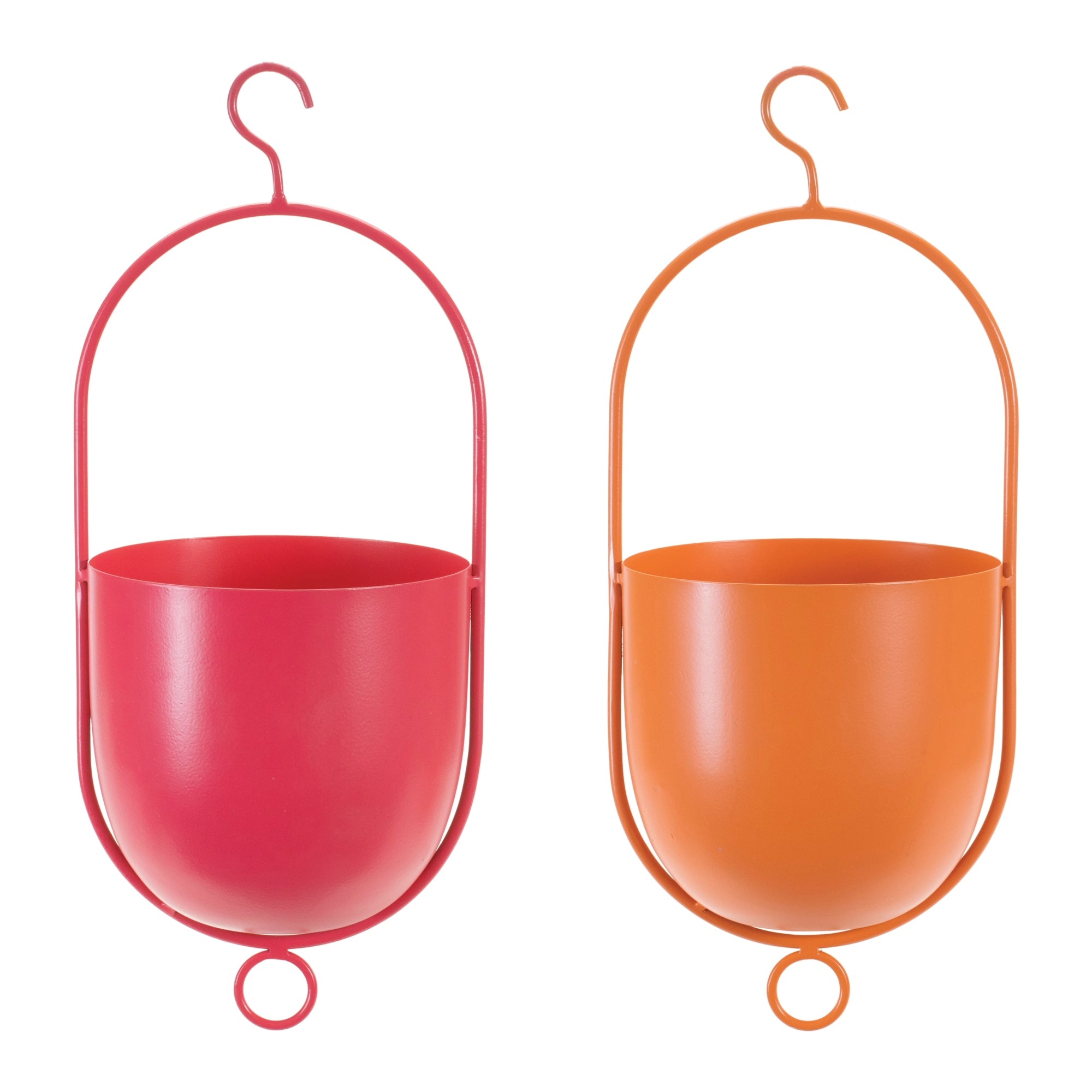 Hanging Pot (2 Asst) 5.5"D x 14.5"H Iron