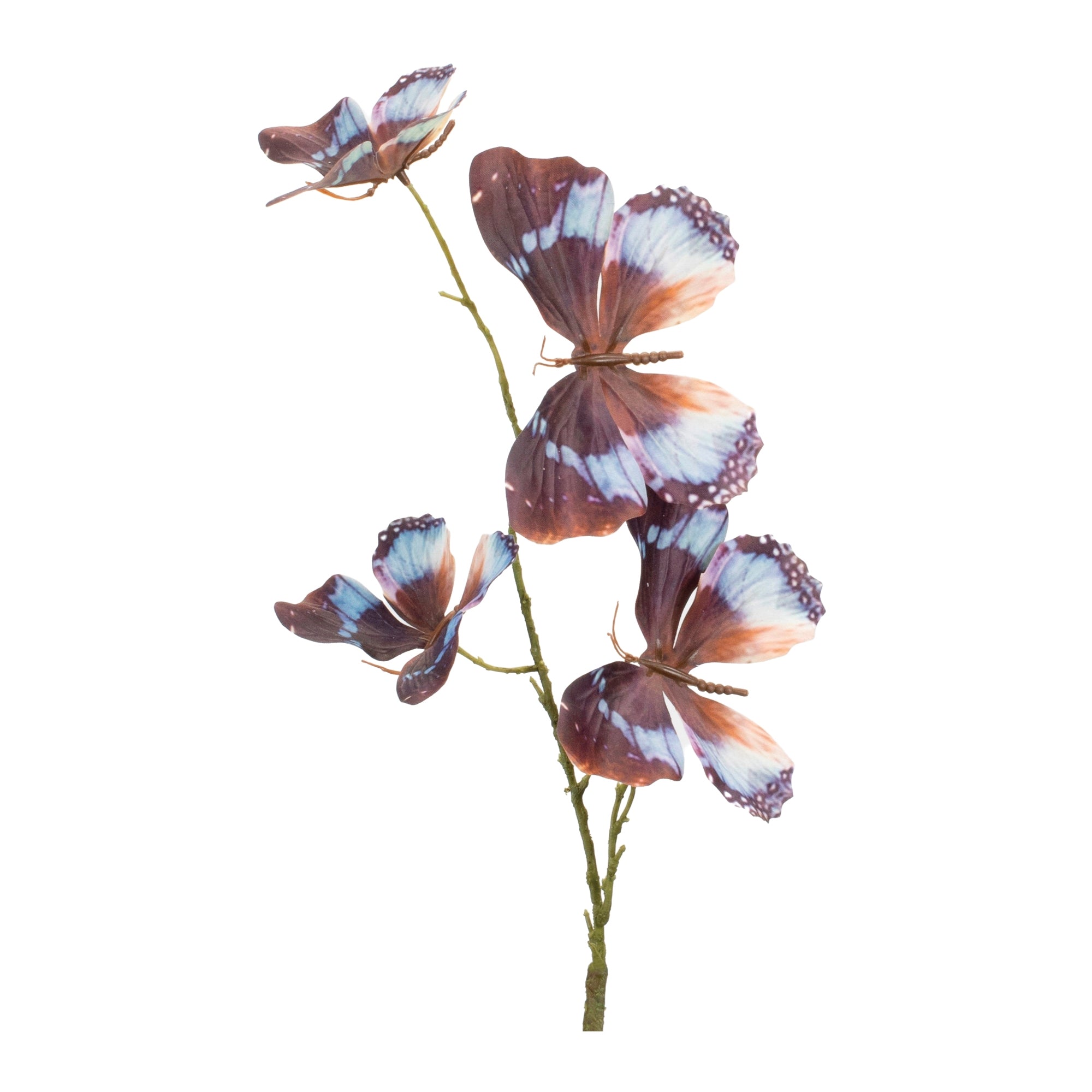 Butterfly Spray 32”H Polyester/