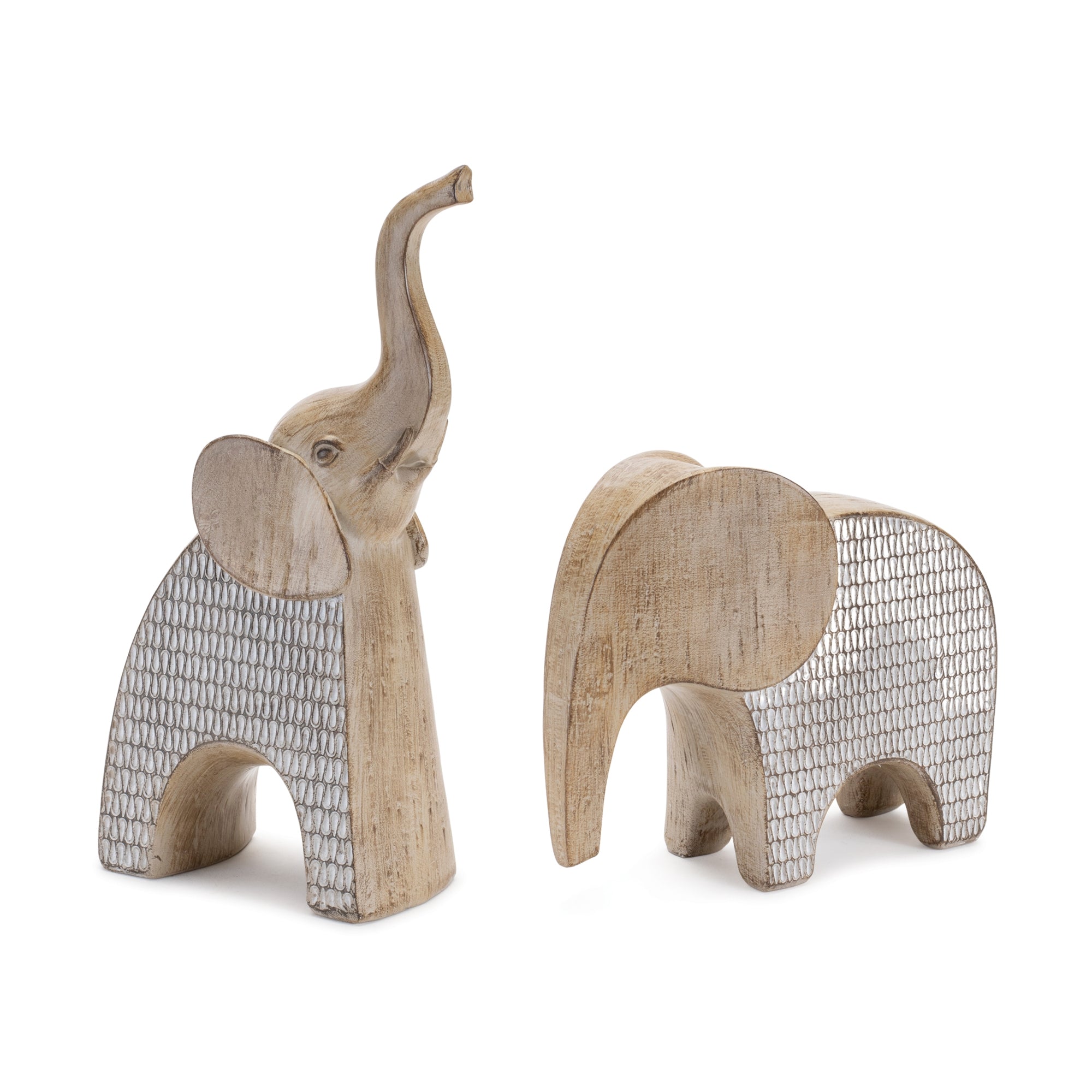 Elephant (2 Asst) 5.25"H, 9"H Resin