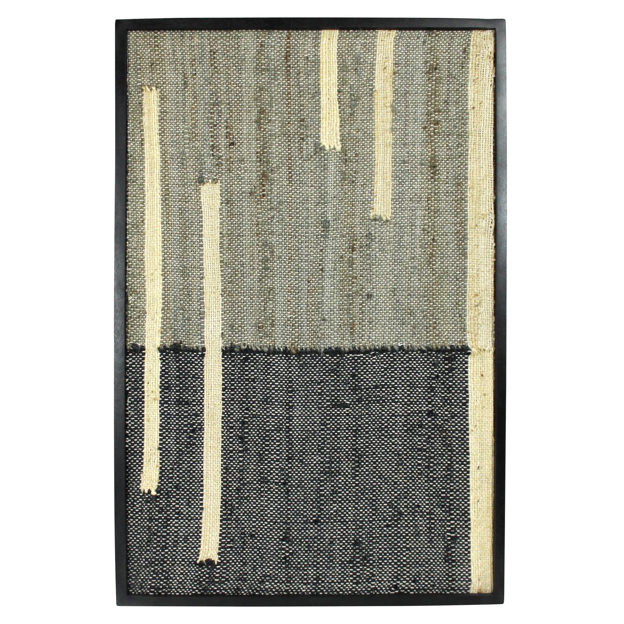 Chaves Woven Wall Art, Lines on Dark