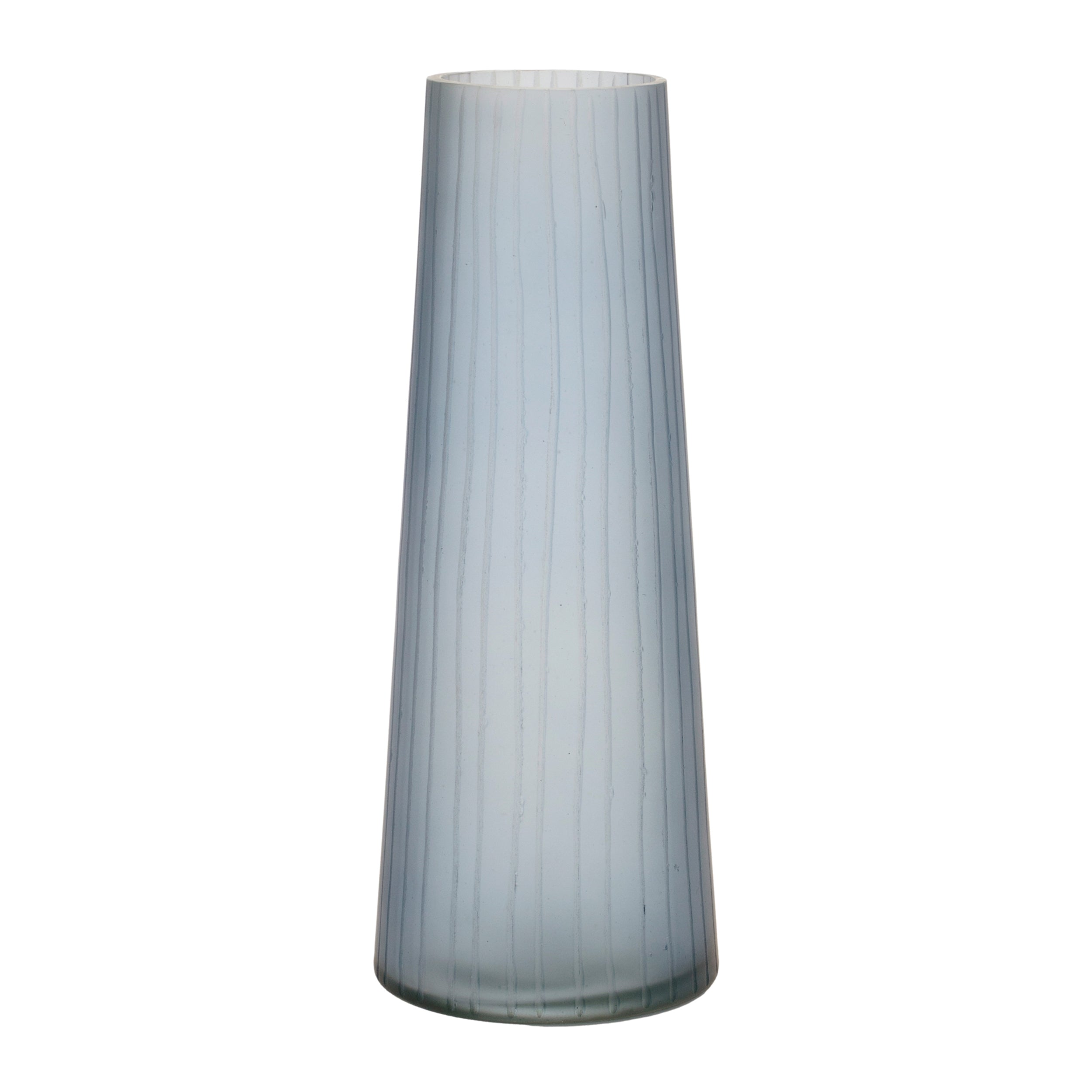 Vase 4.25"D x 11.75"H Glass