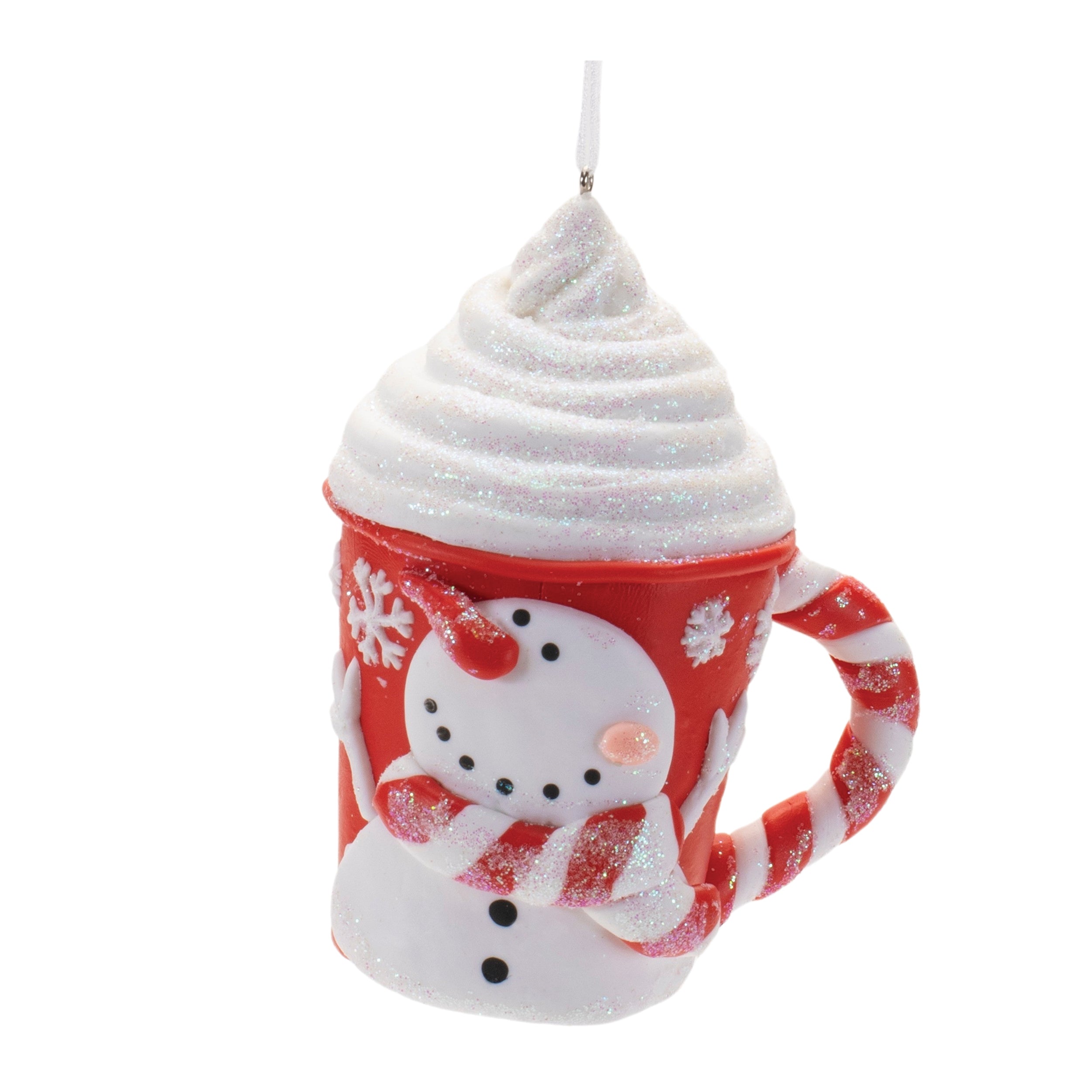 Cup Ornament (Set of 12) 3.5"H Clay Dough
