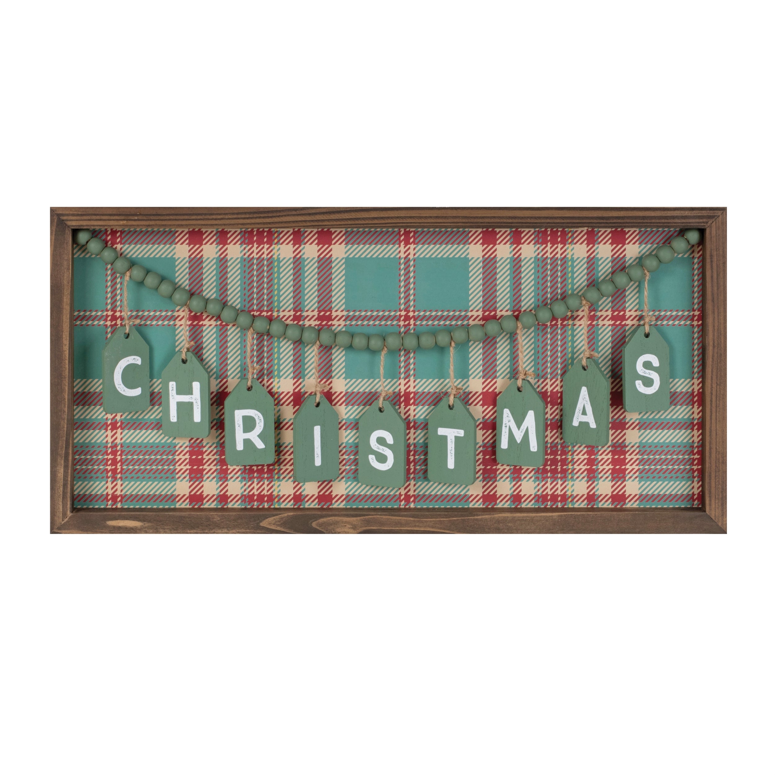 Christmas Frame 20"L x 9.5"H MDF/Wood