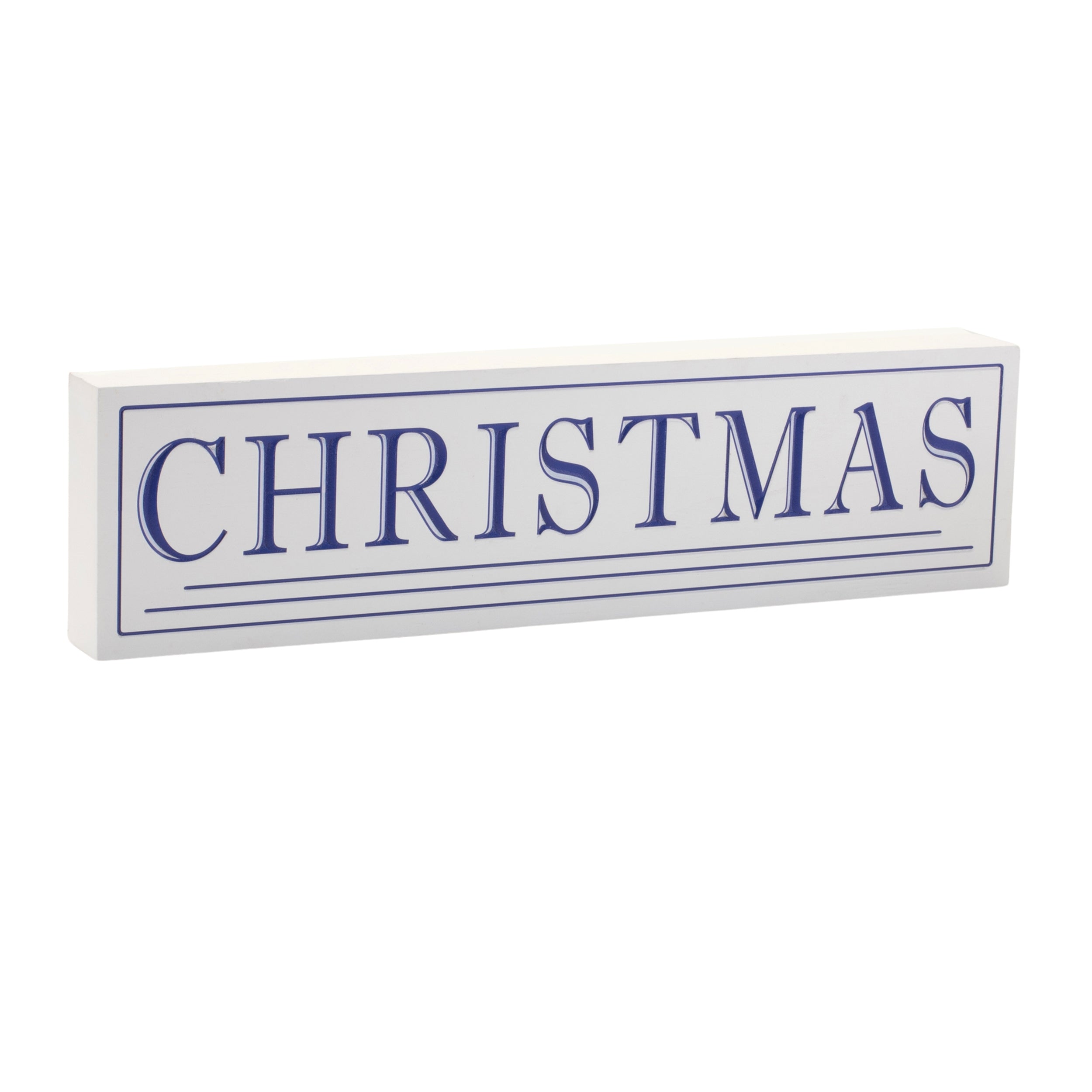 Christmas Sign 19.5"L x 5"H Wood/Wood