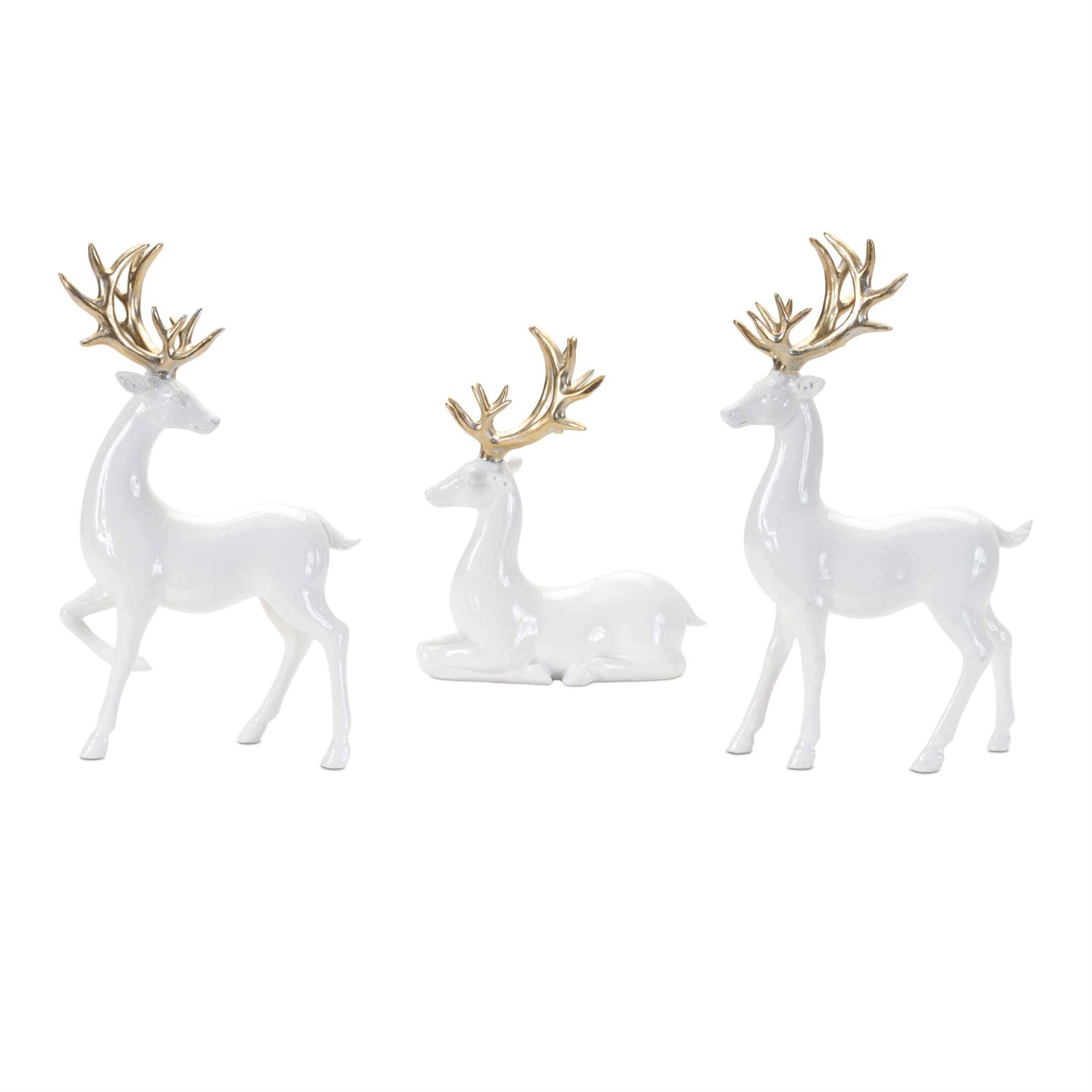Deer (3 Asst) 8.5"H, 12"H, 12.5"H Resin