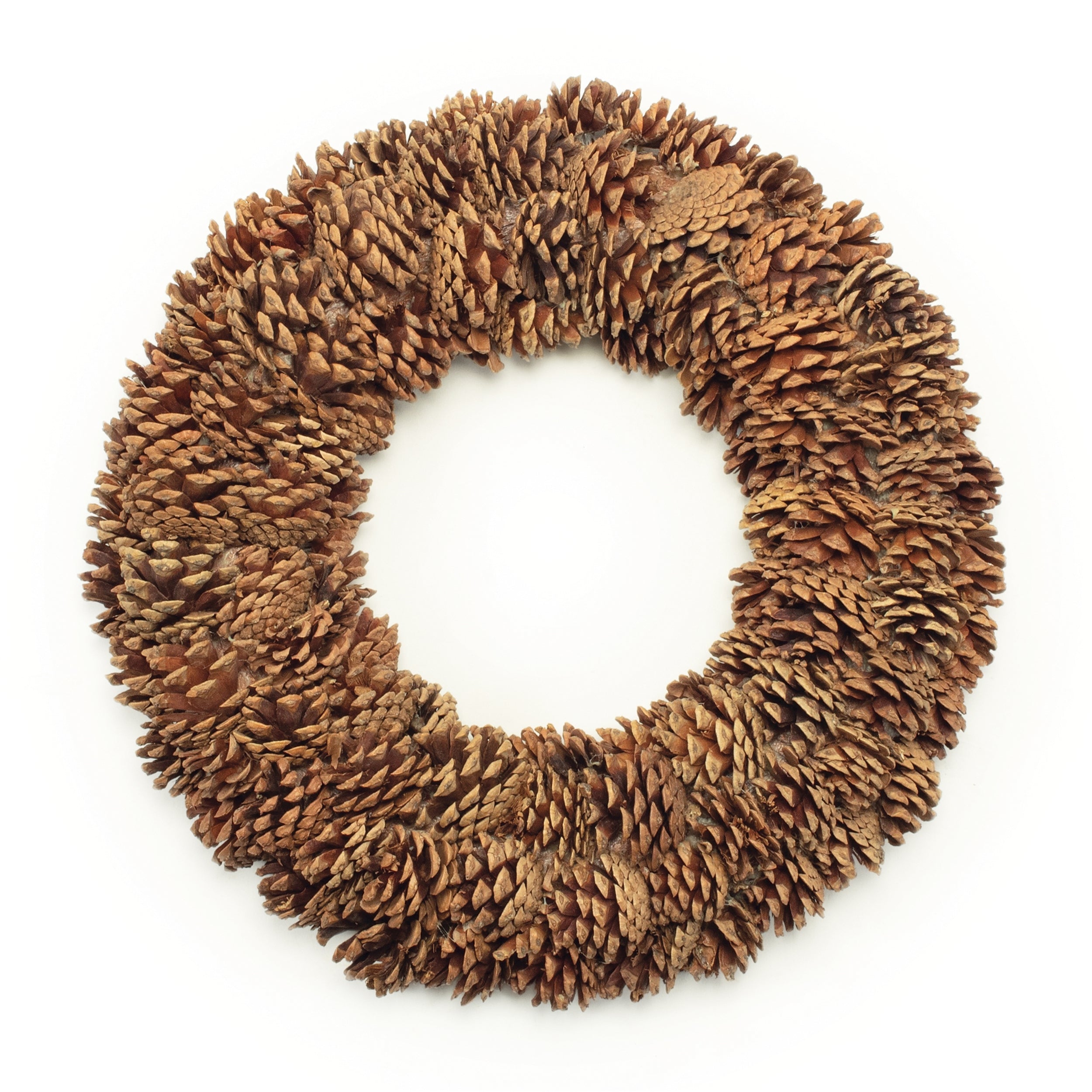 Pine Cone Wreath 18"D Pine Cone/Foam