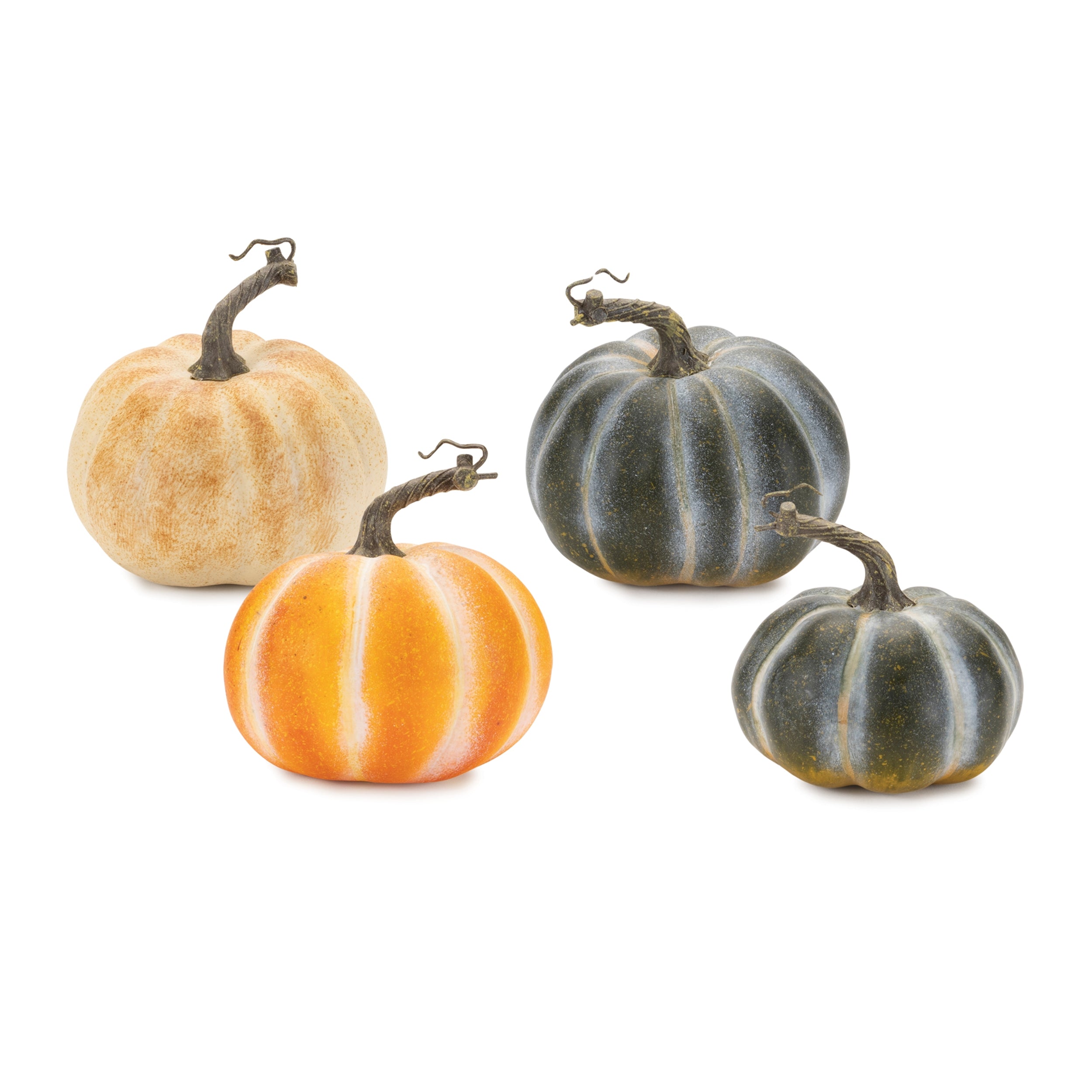 Pumpkin (4 Asst) 4.5"H, 5.75"H, 6"H Styrofoam