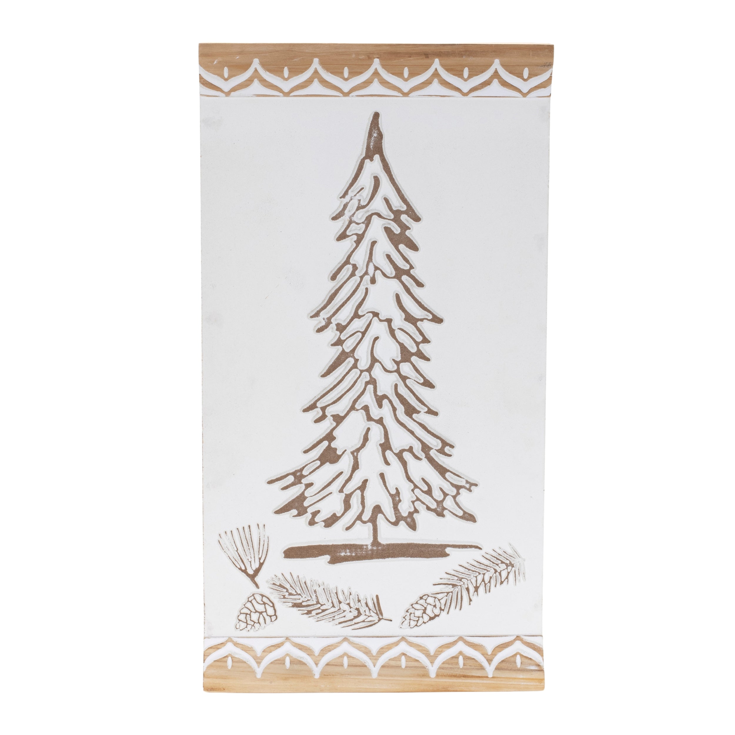 Tree Wall Art 10"L x 19"H Wood/Wood