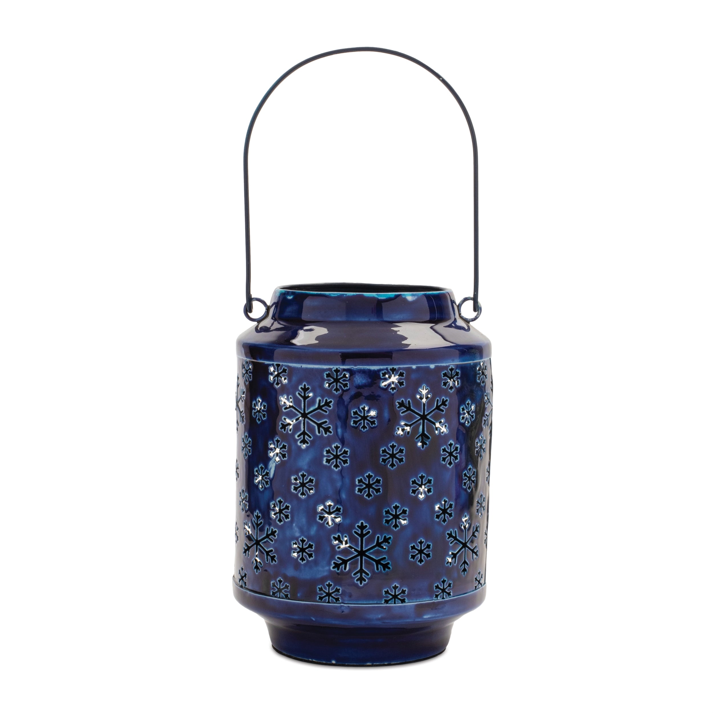 Lantern 9.5”H Iron