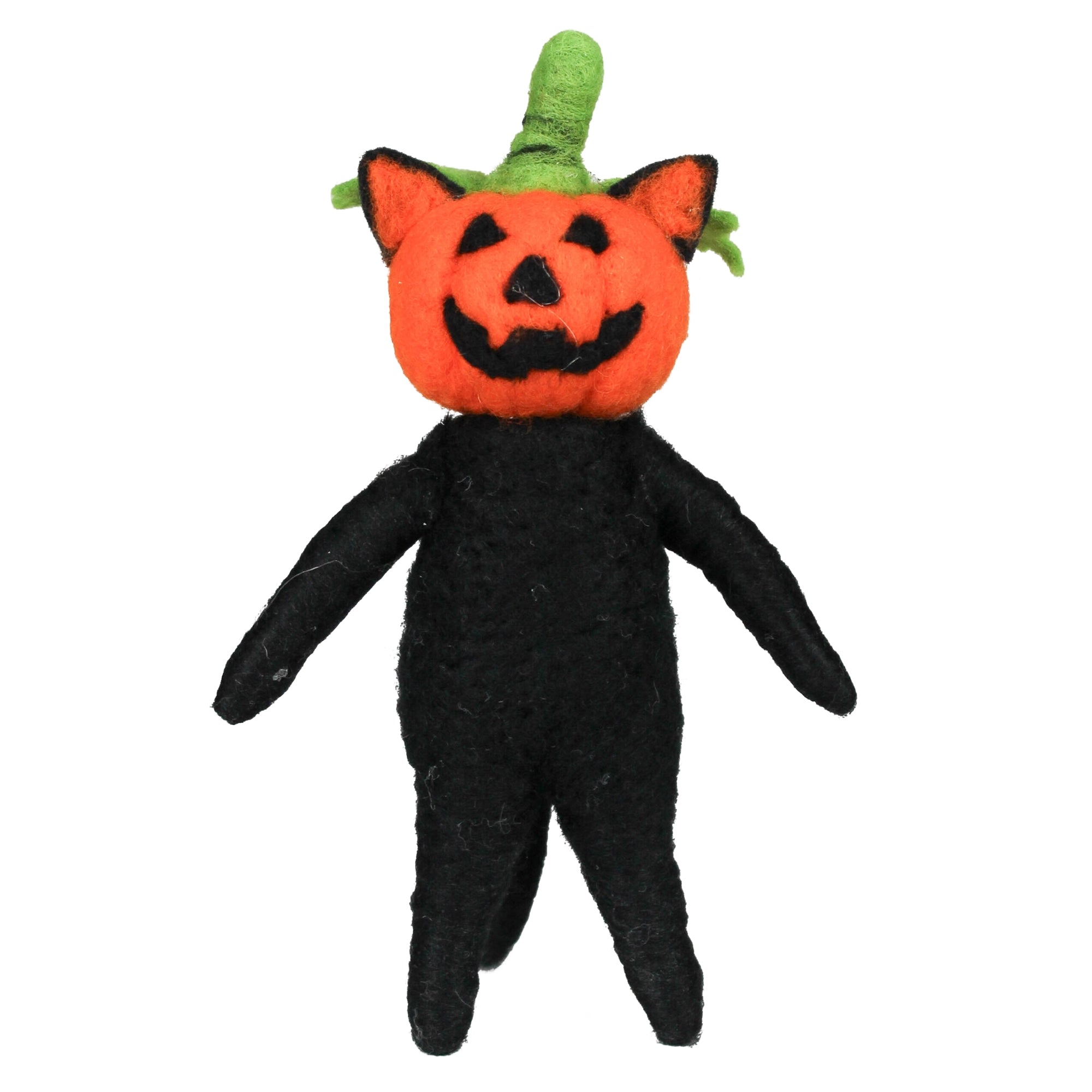 Pumpkin Head Cat, Felt