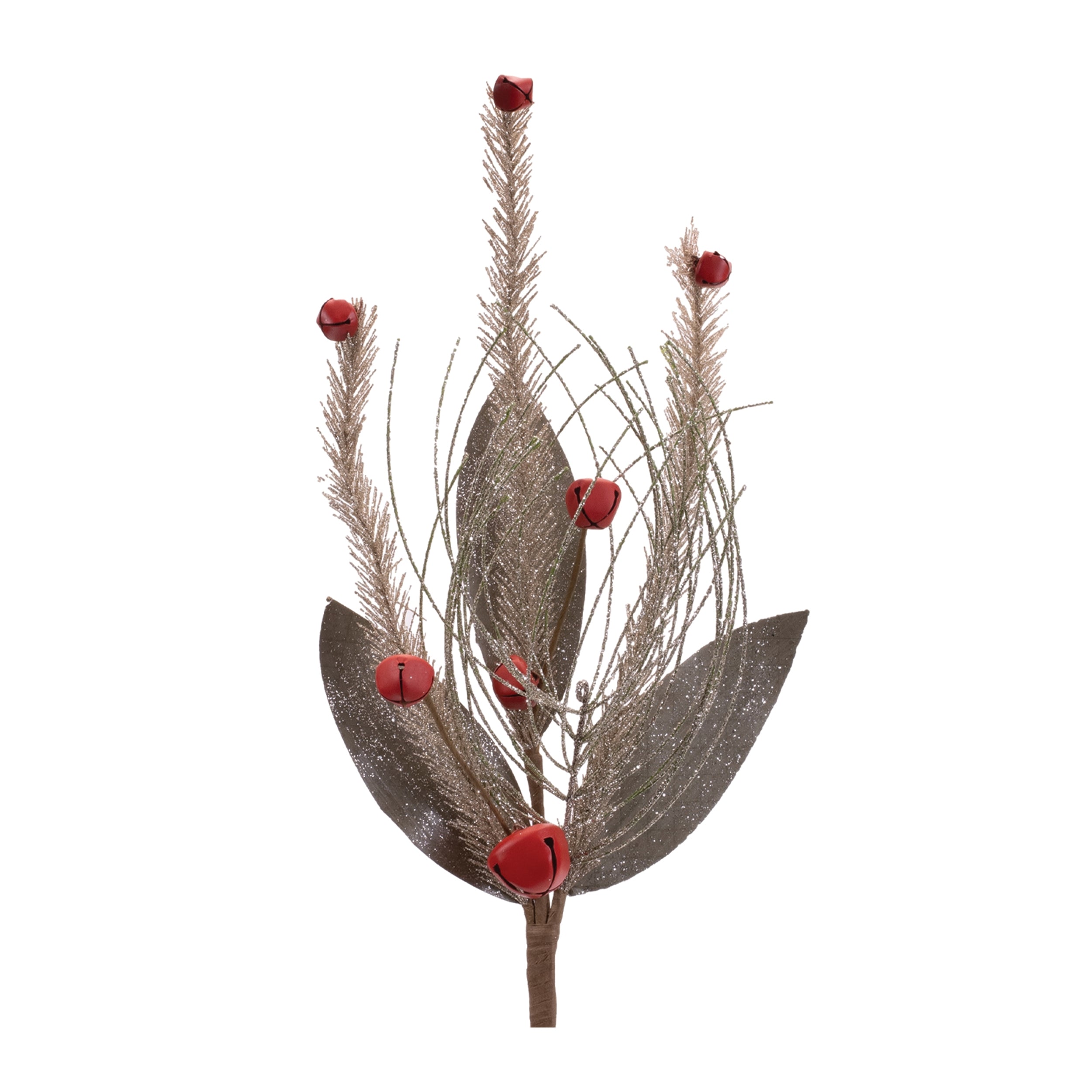 Pine Spray w/Bells 18”H /Wire