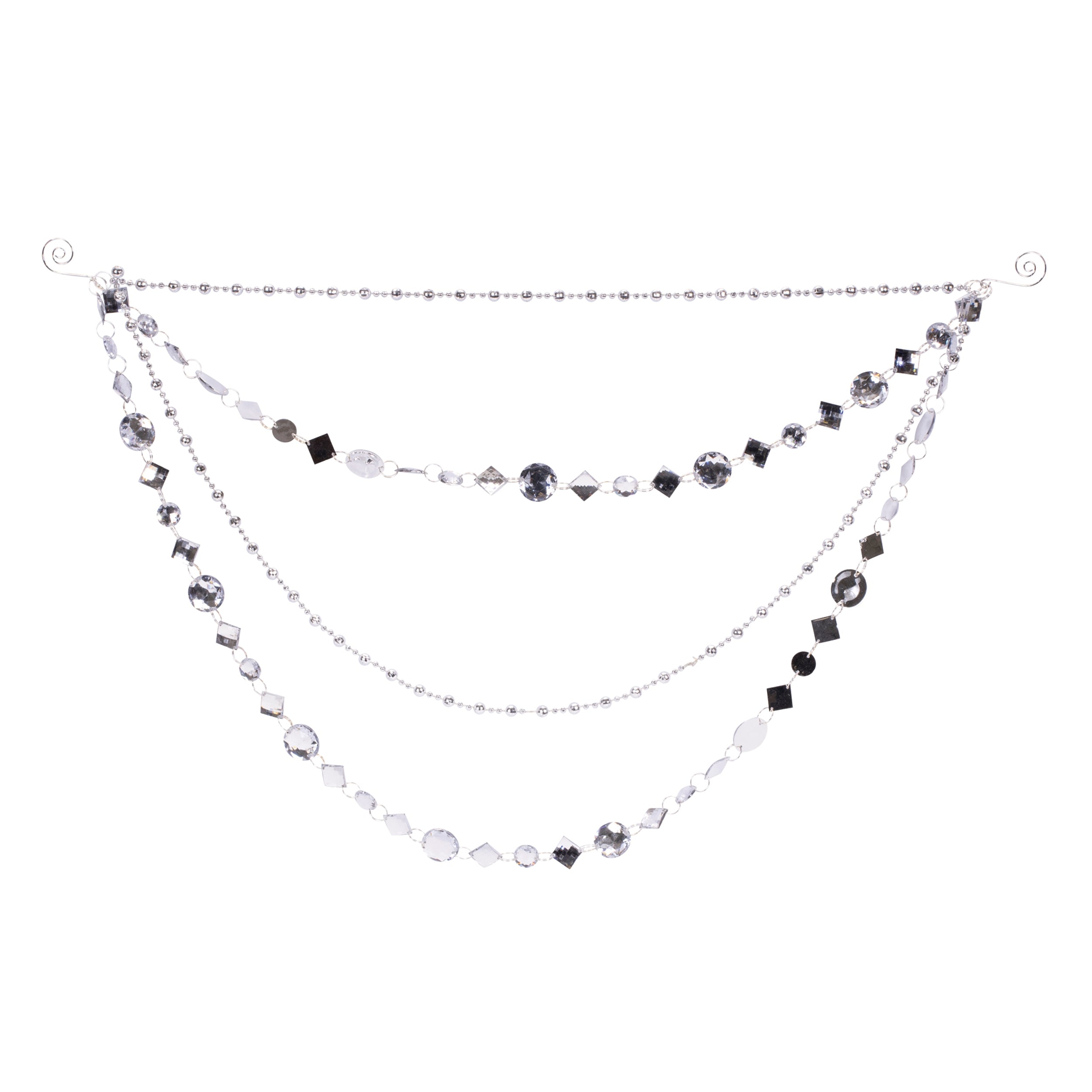 Chain and Bead Garland 20”L