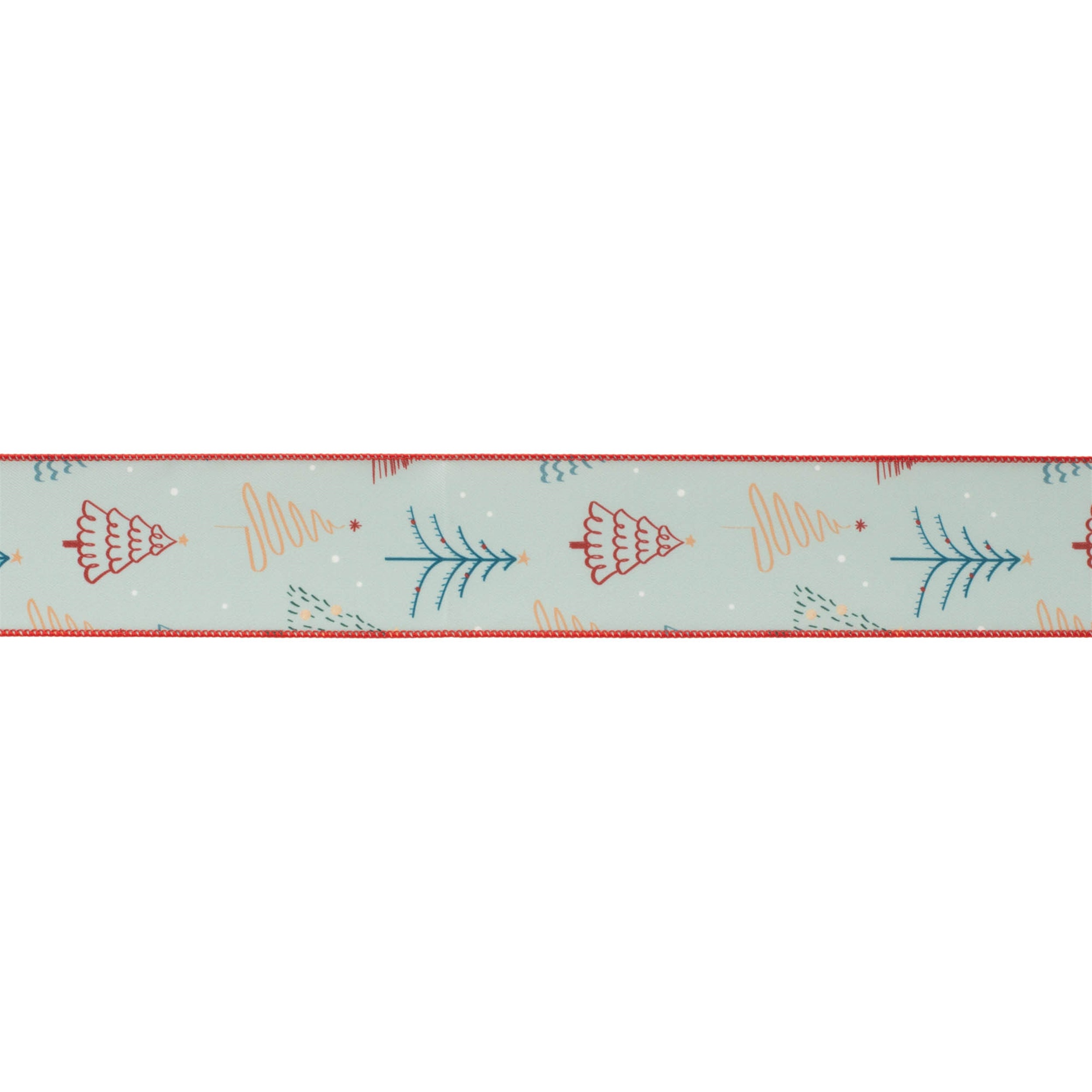 2.5" x 10 Yds. Wired Polyester (Set of 2)
