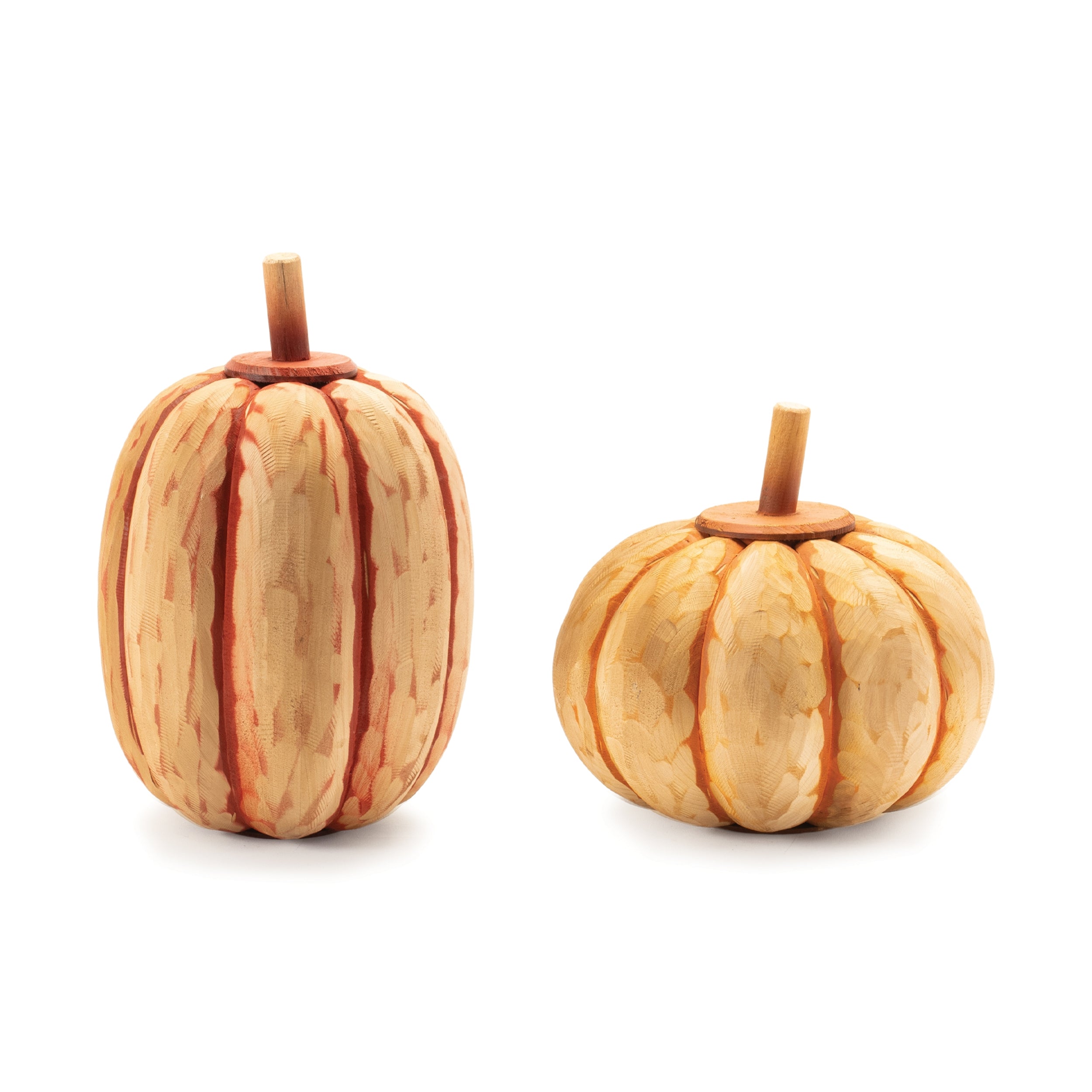 Pumpkin (2 Asst) 8.5"H, 11.5"H Wood