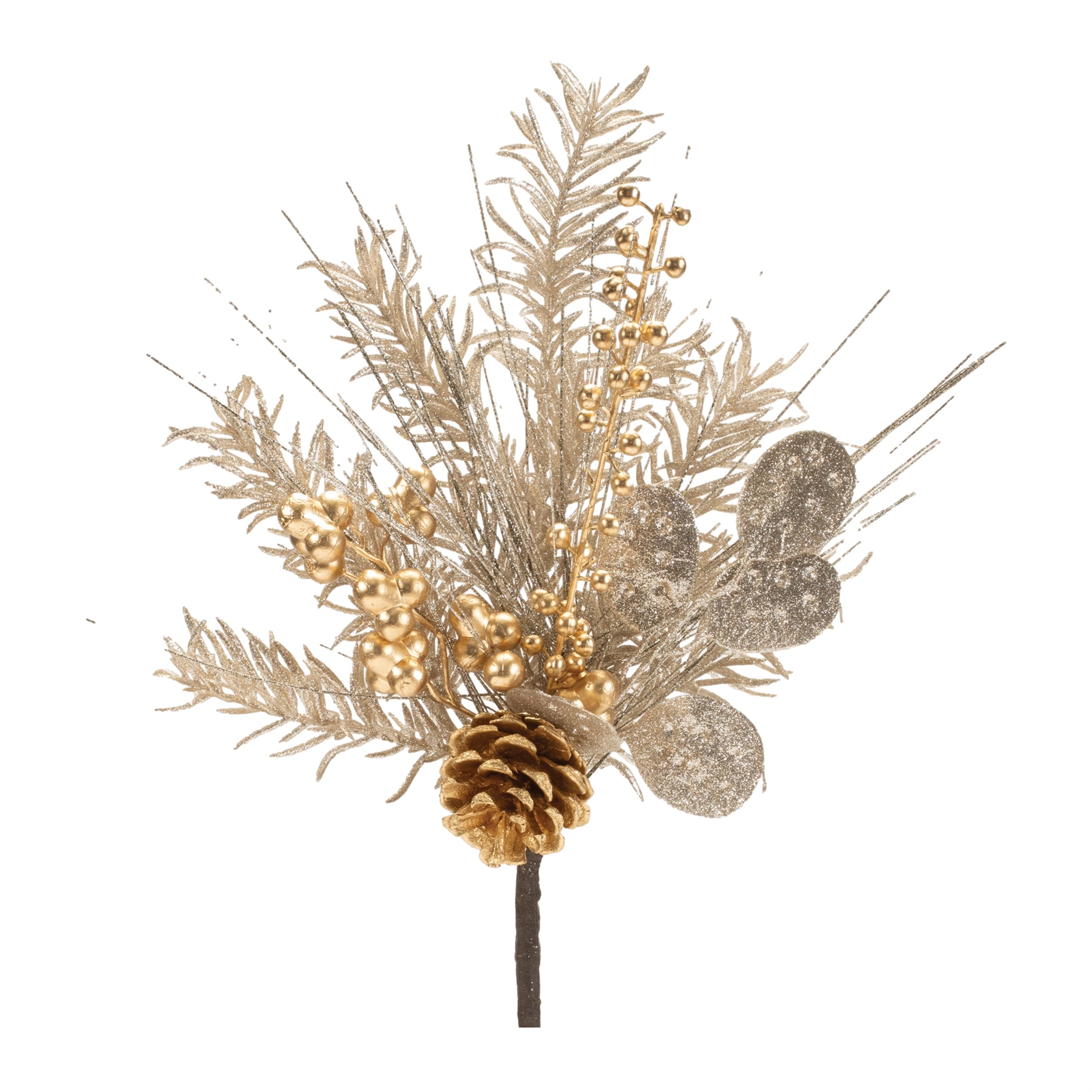 Mixed Pine w/Silver Dollar Spray 19.5”H
