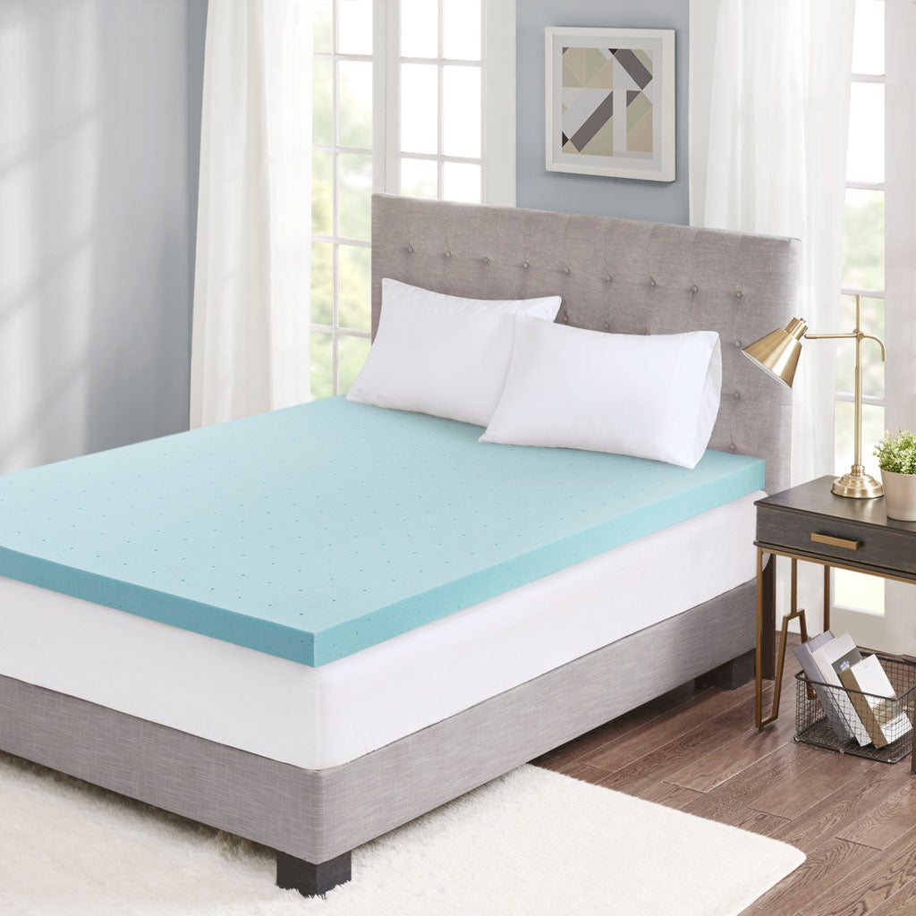 3" Gel Memory Foam with Cooling Cover 4" Memory Foam Mattress Topper