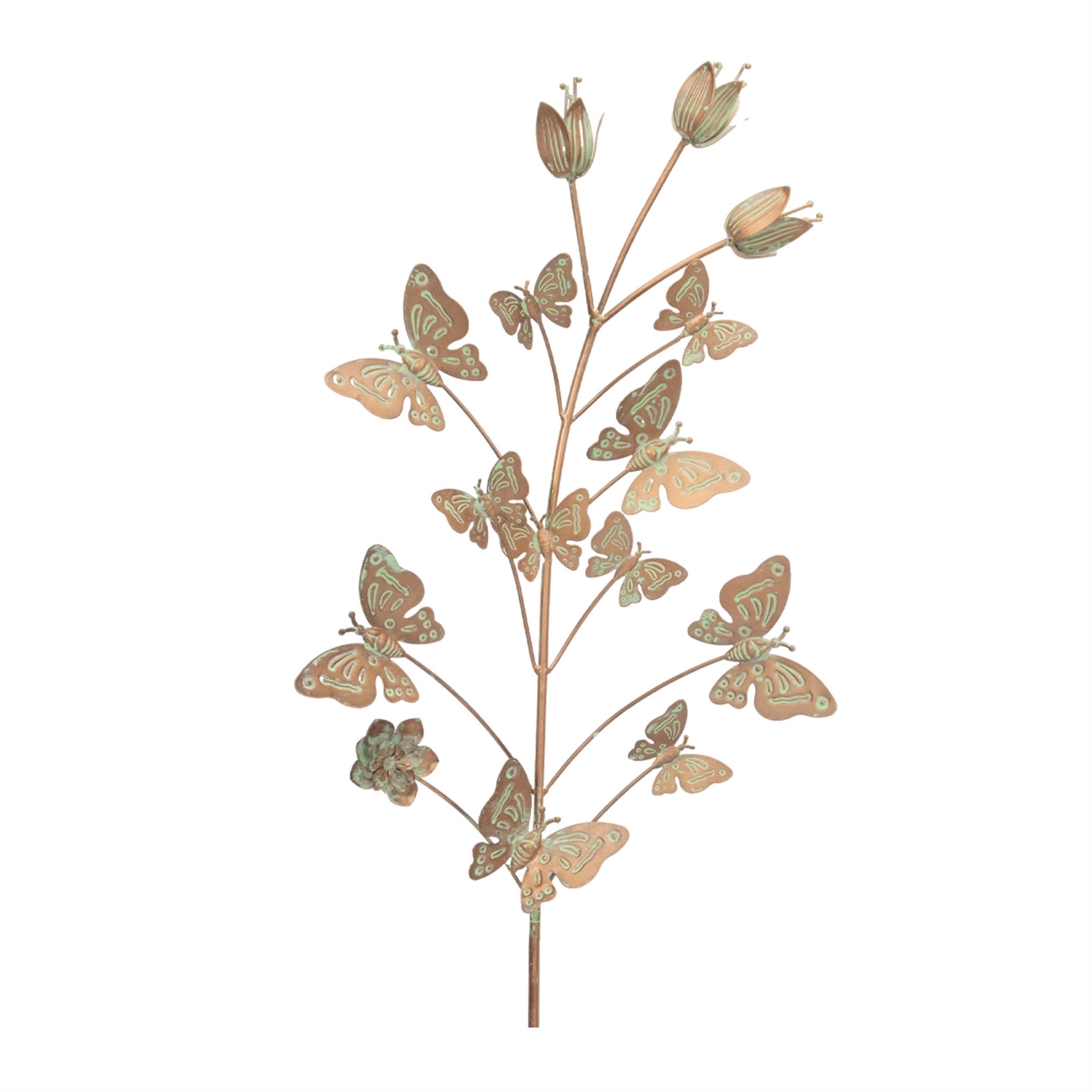 Butterfly Garden Stake 50”H Iron