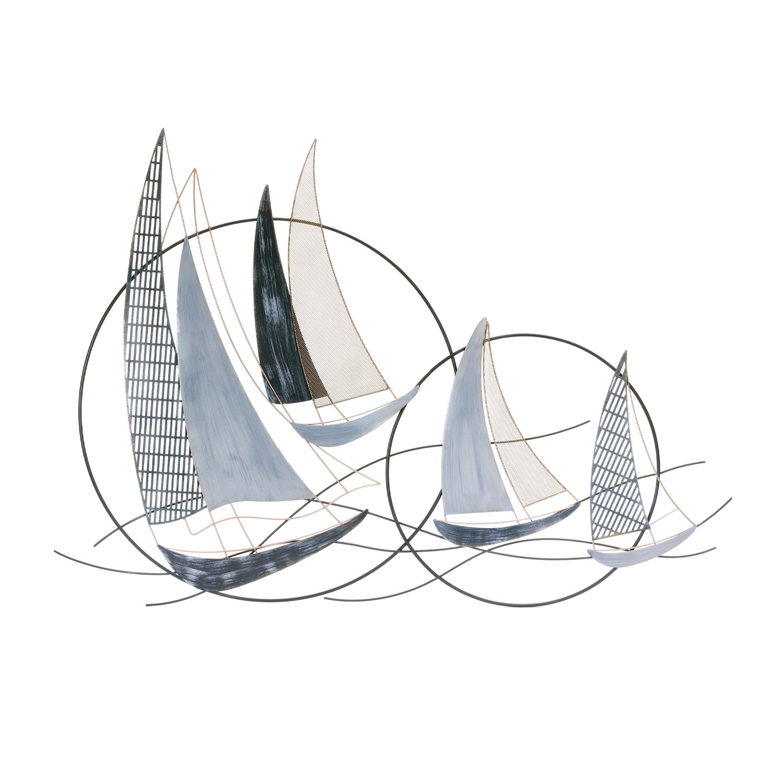 Sailboat Wall Décor 48"L x 34"H Metal