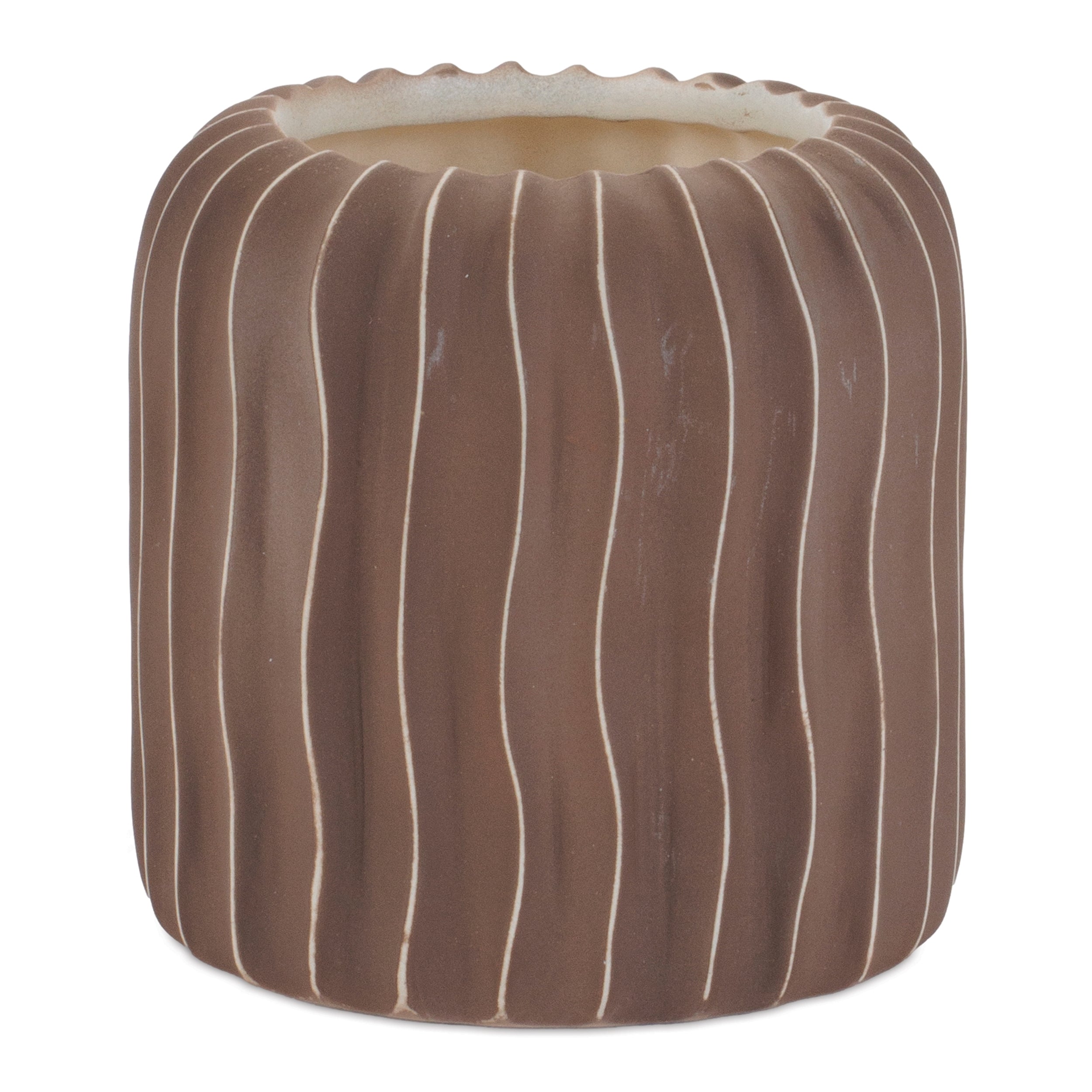 Container 4.75"D x 5"H Ceramic
