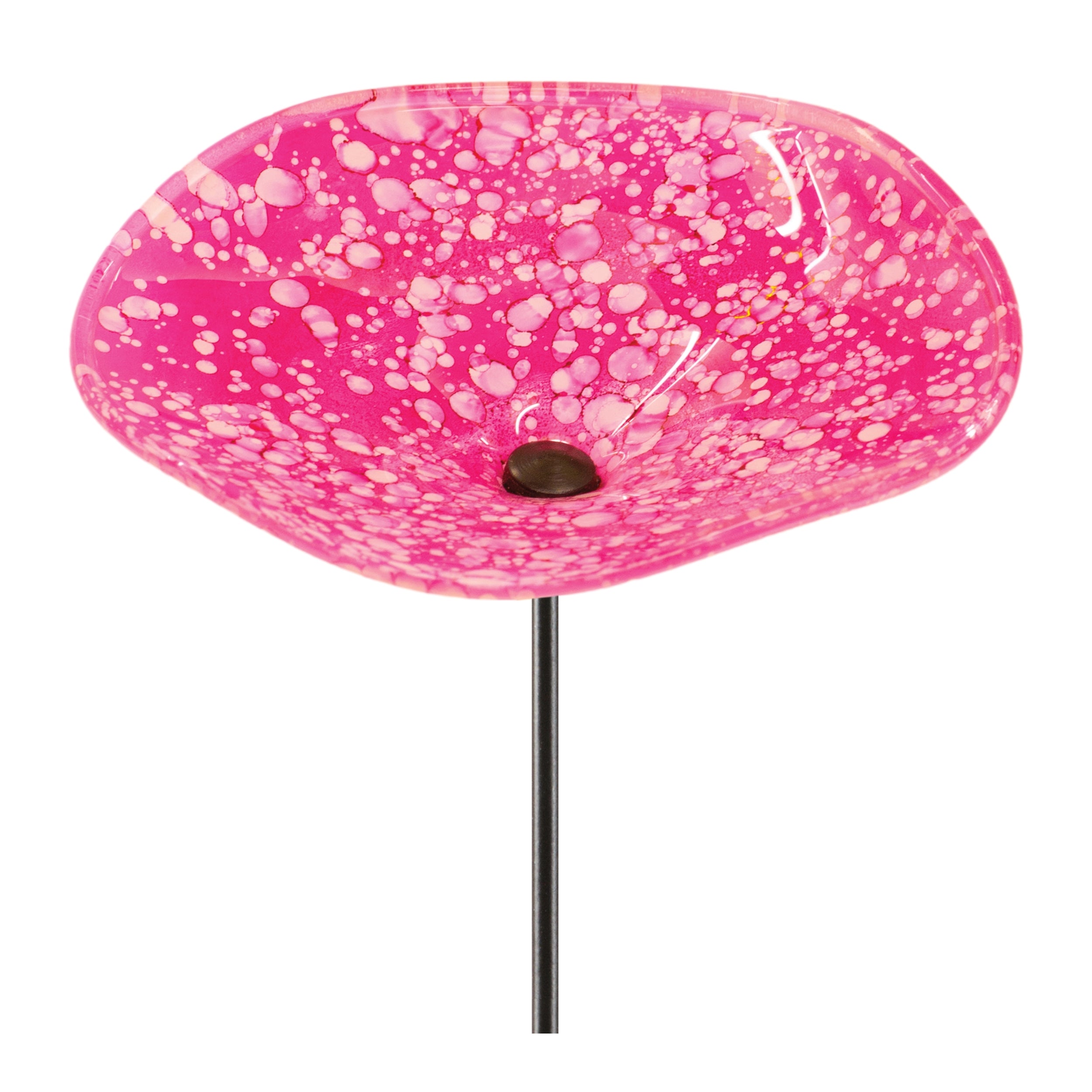 Flower Stake 18.5”H Glass/Iron