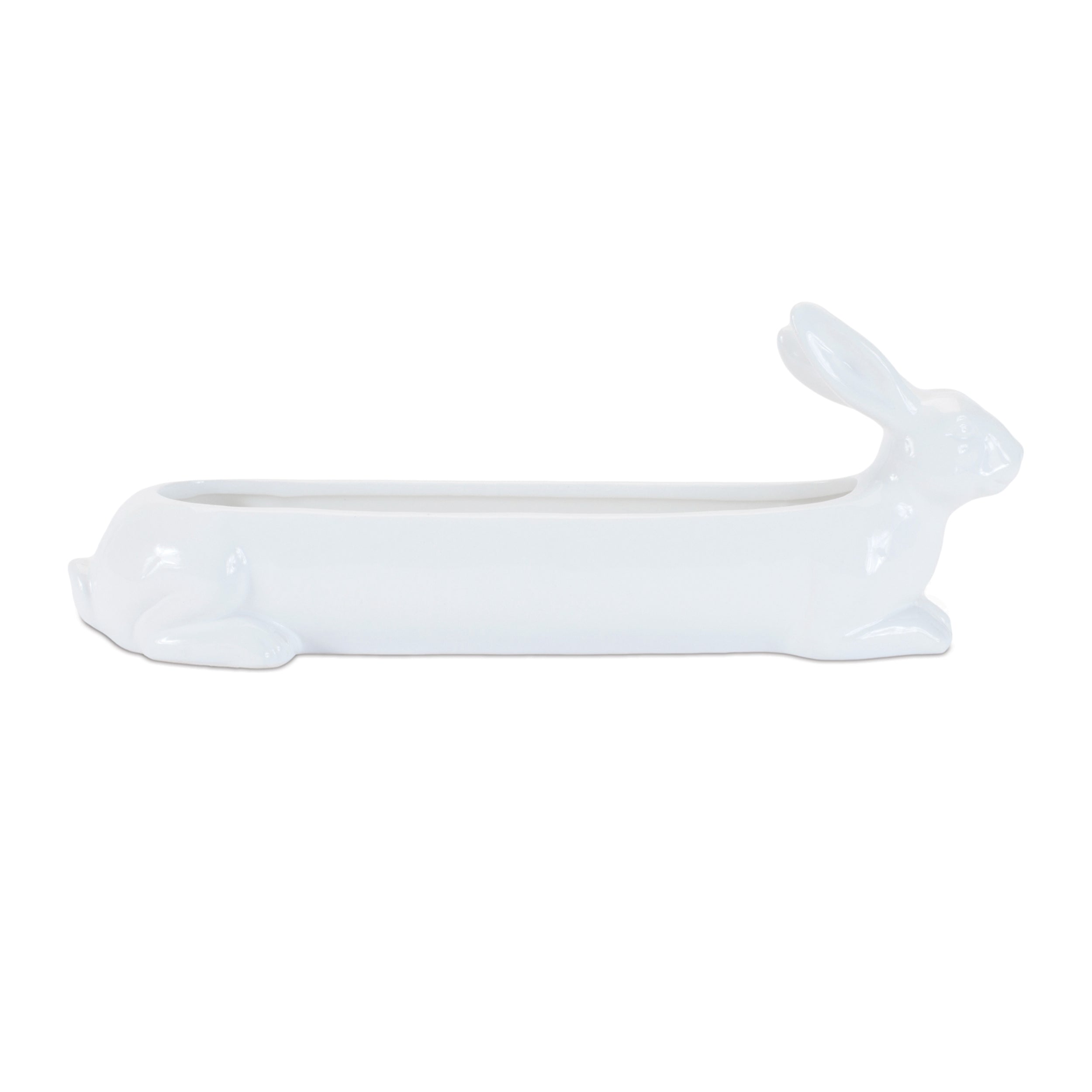 Rabbit Container 15"L x 5.5"H Ceramic