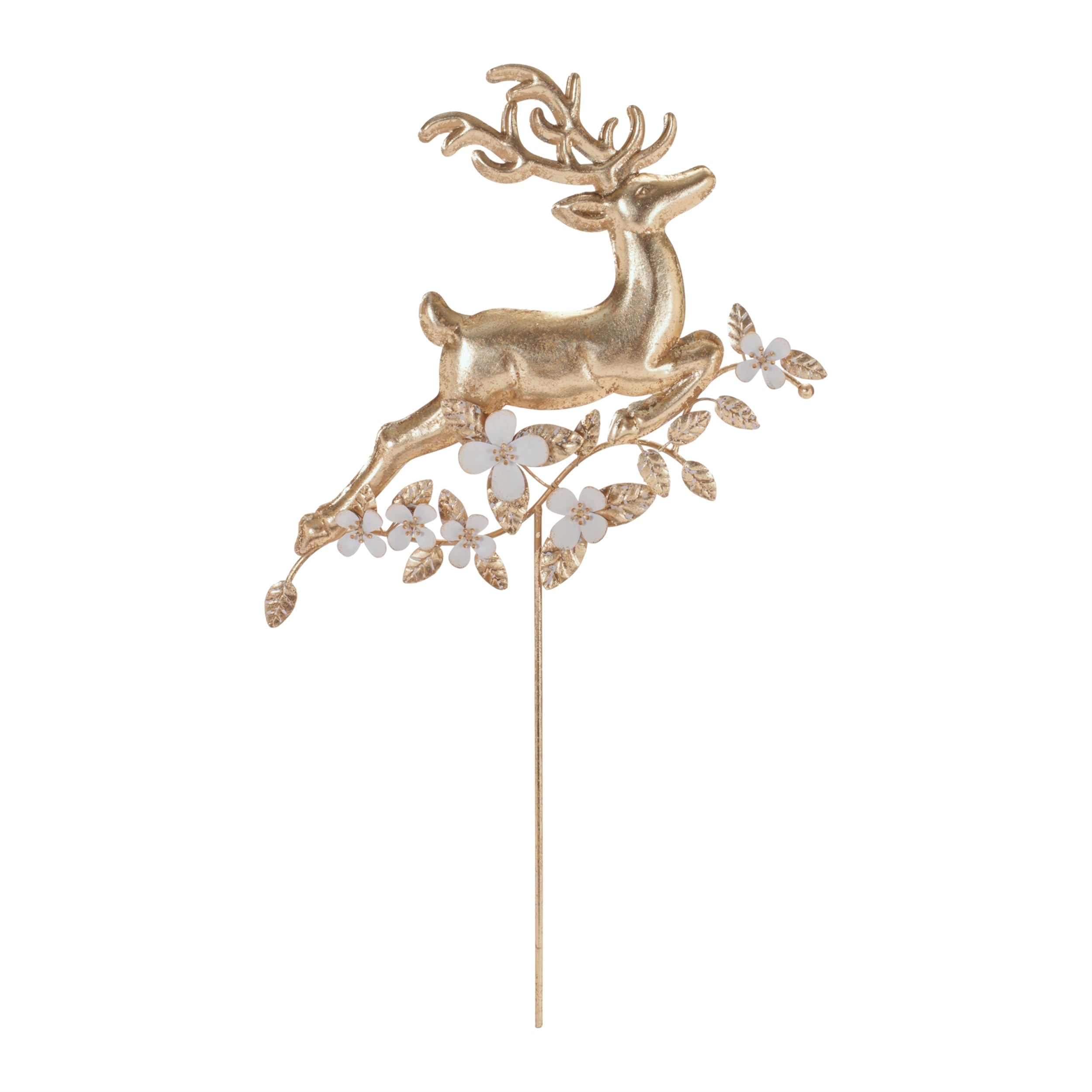 Deer Tree Topper 22”H Iron