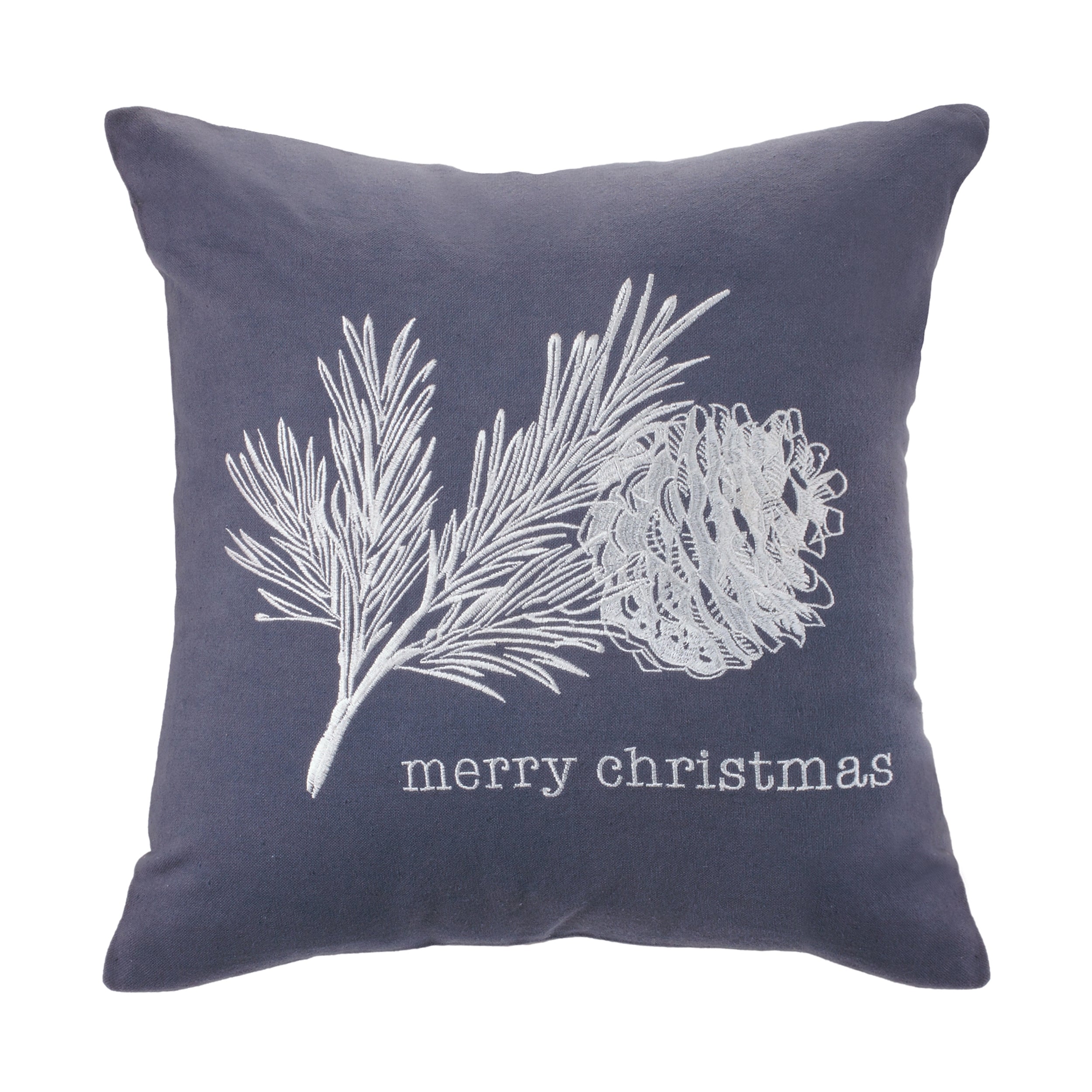 Merry Christmas Pillow 16”SQ Cotton
