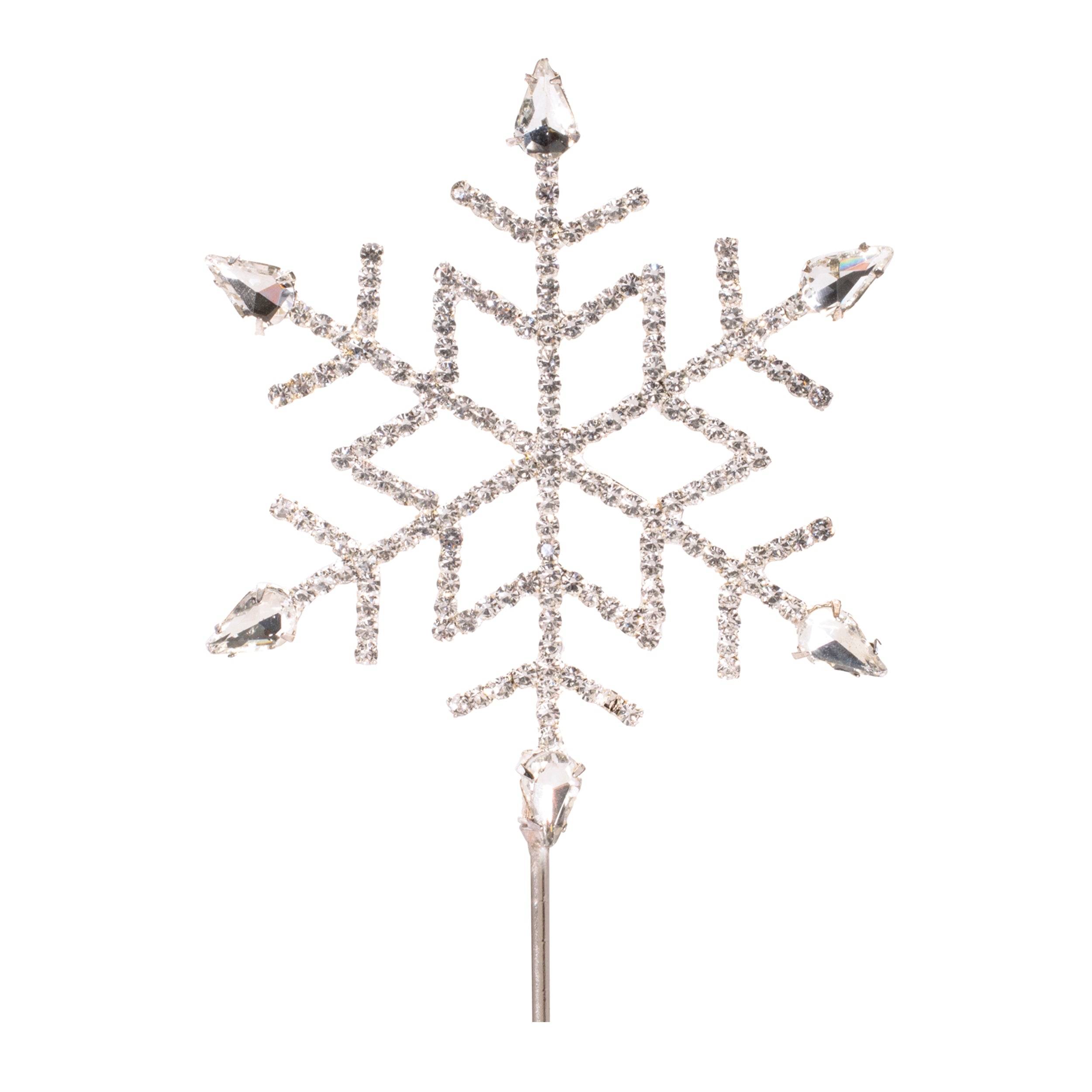Snowflake Stem 16”H Acrylic/Iron